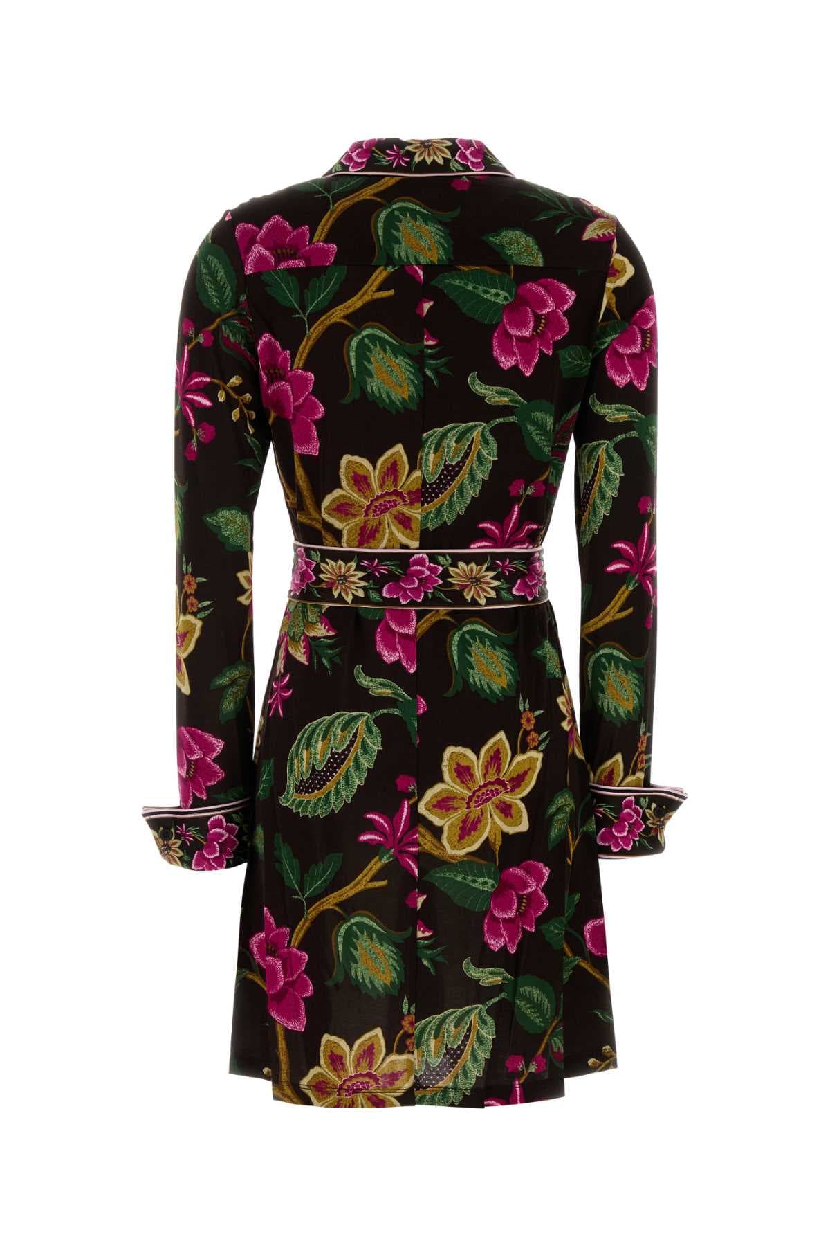 Printed jersey Diane shirt dress - мініатюра 2