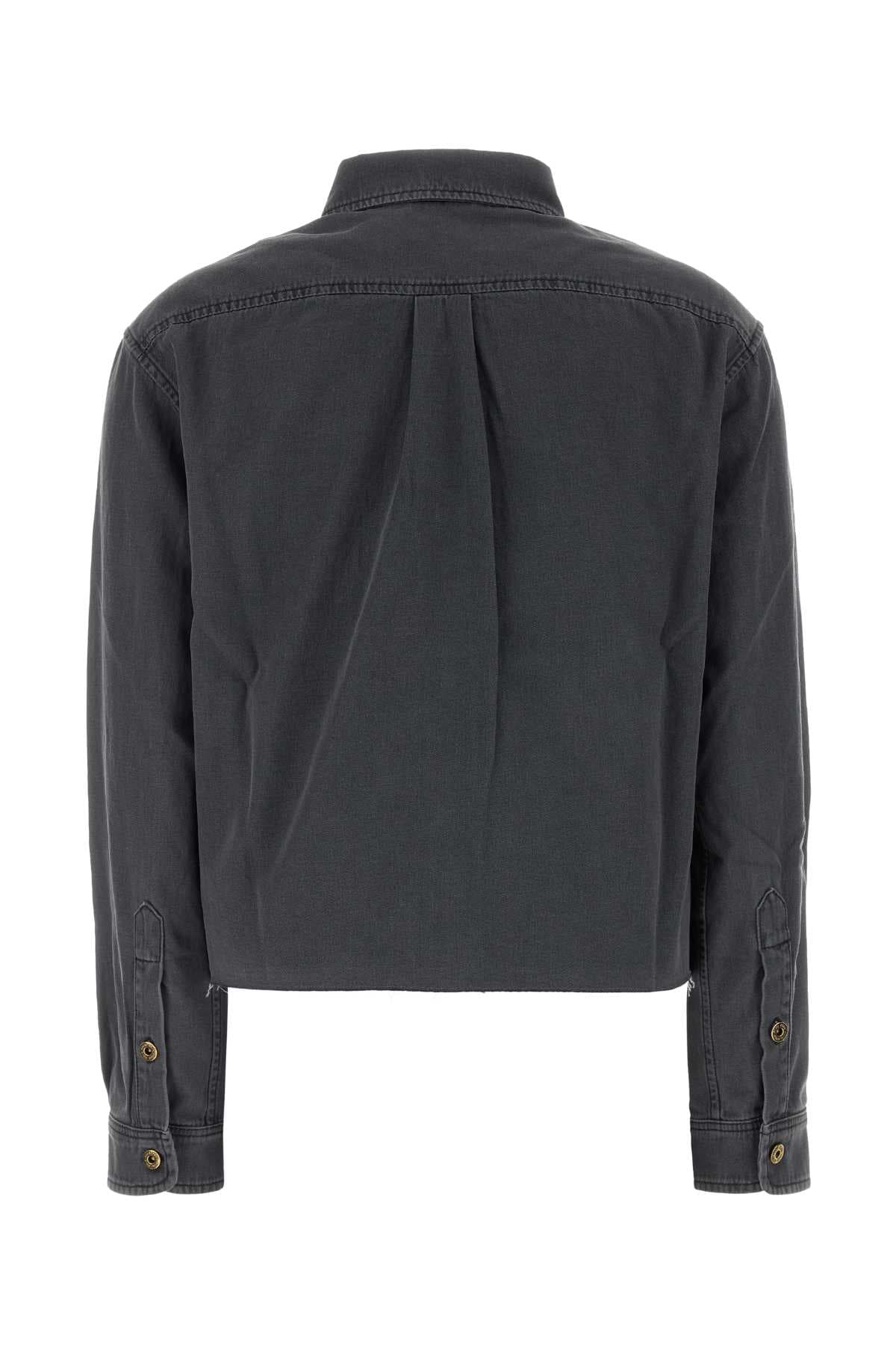 Dark grey chambray shirt - мініатюра 2
