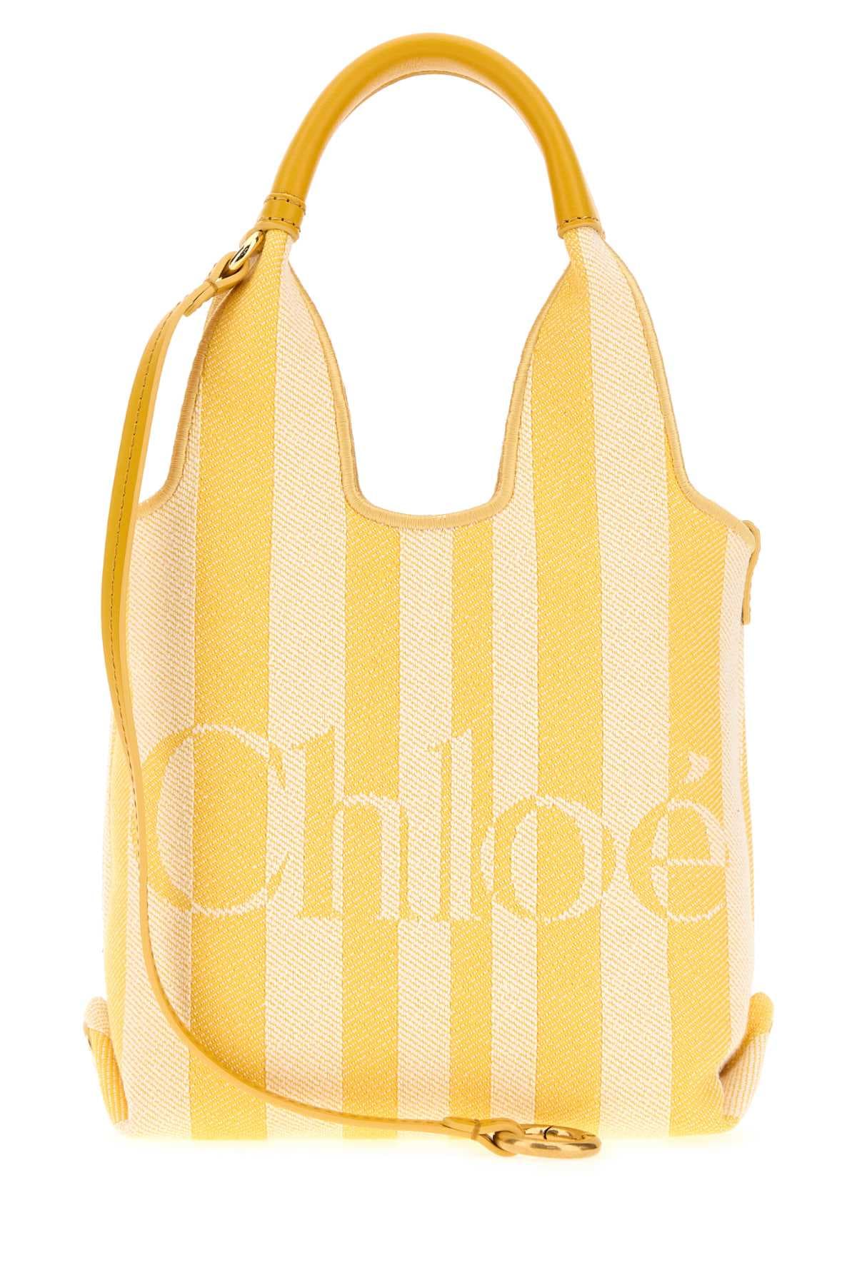 Embroidered canvas Chloé Stripy handbag