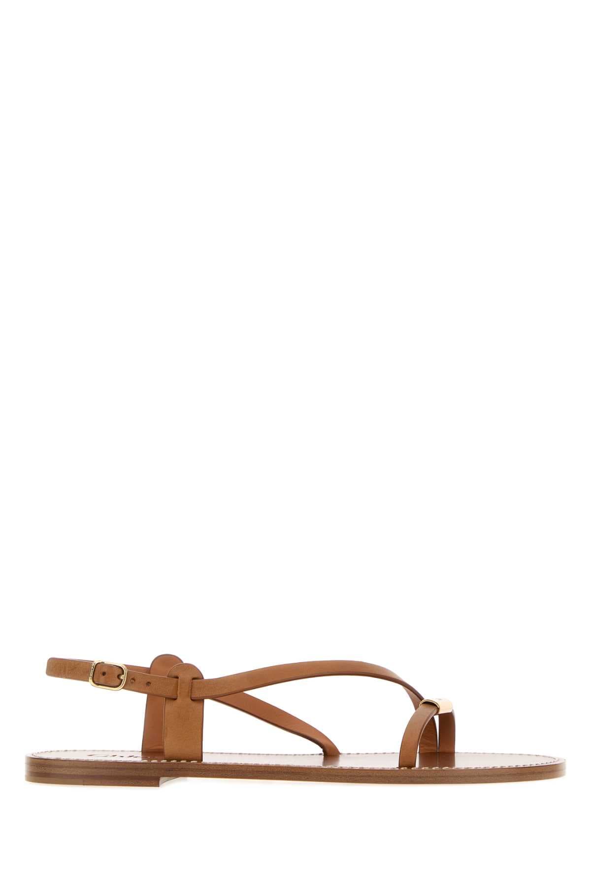 Camel leather Matilda sandals