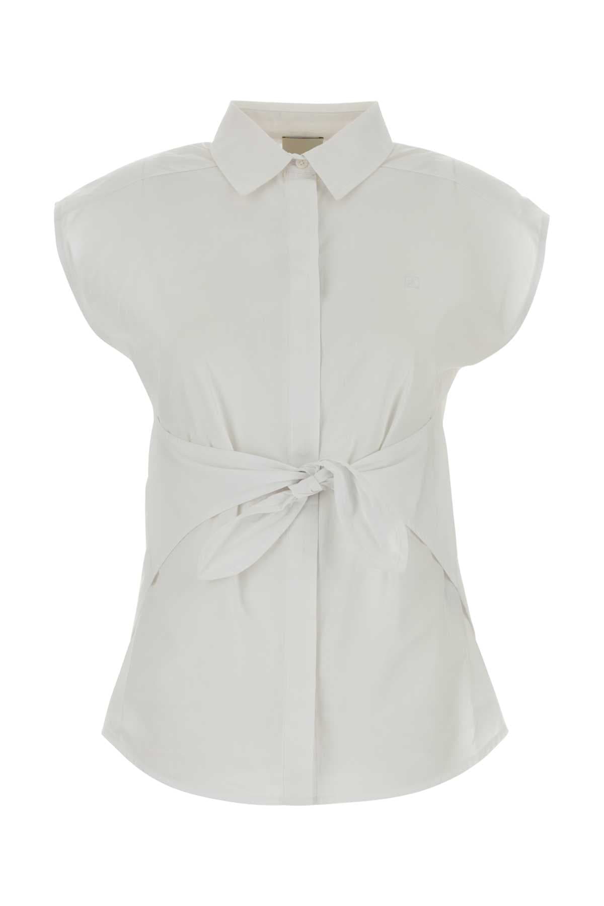 White poplin shirt