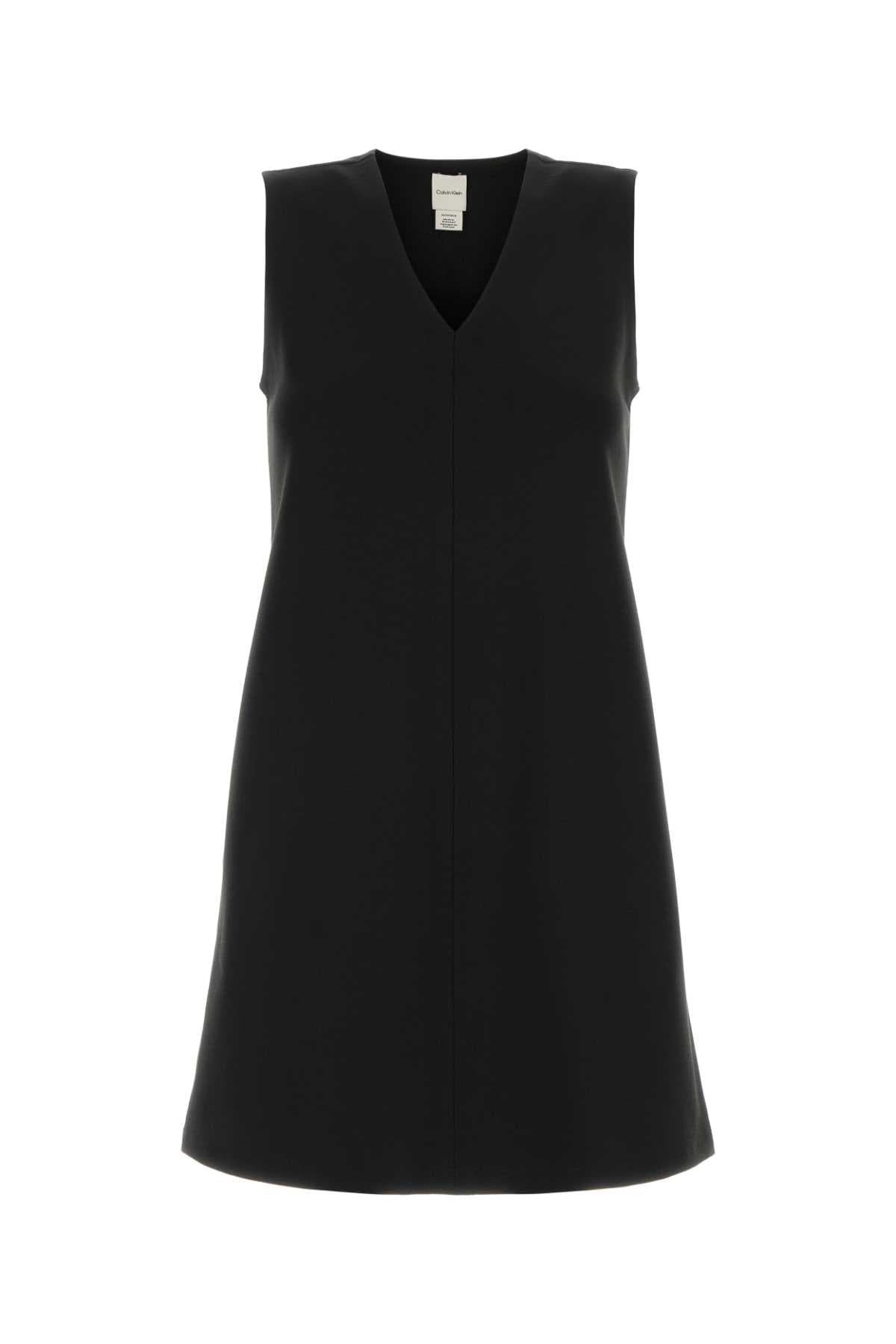 Black jersey dress