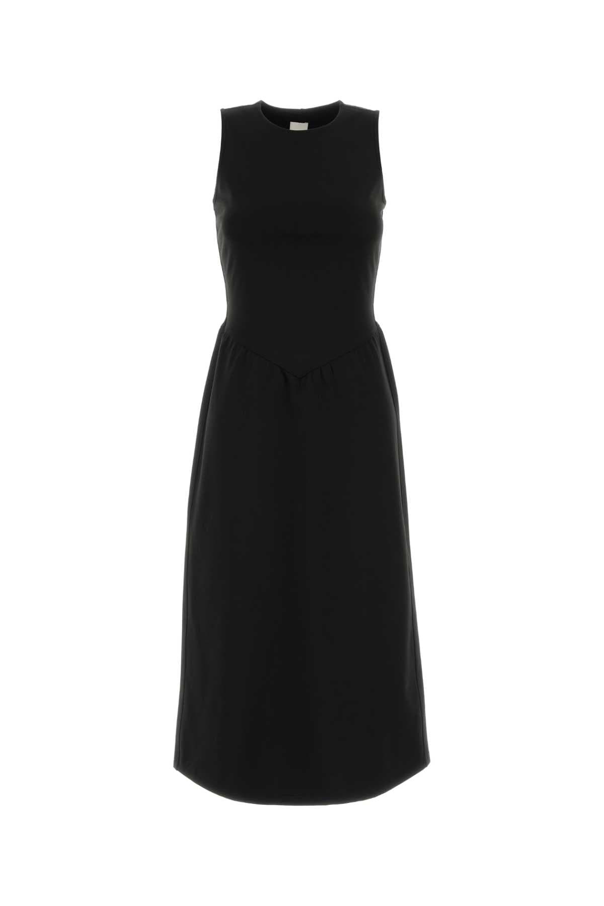 Black jersey dress