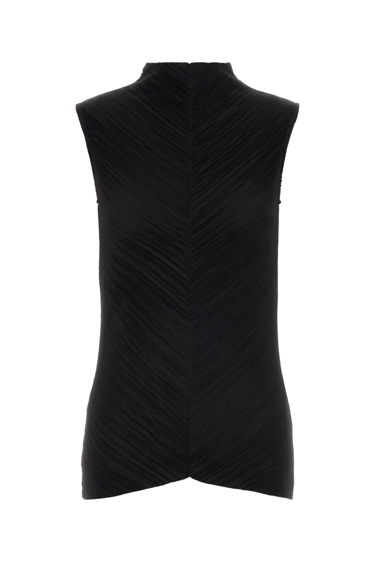 Black jersey top