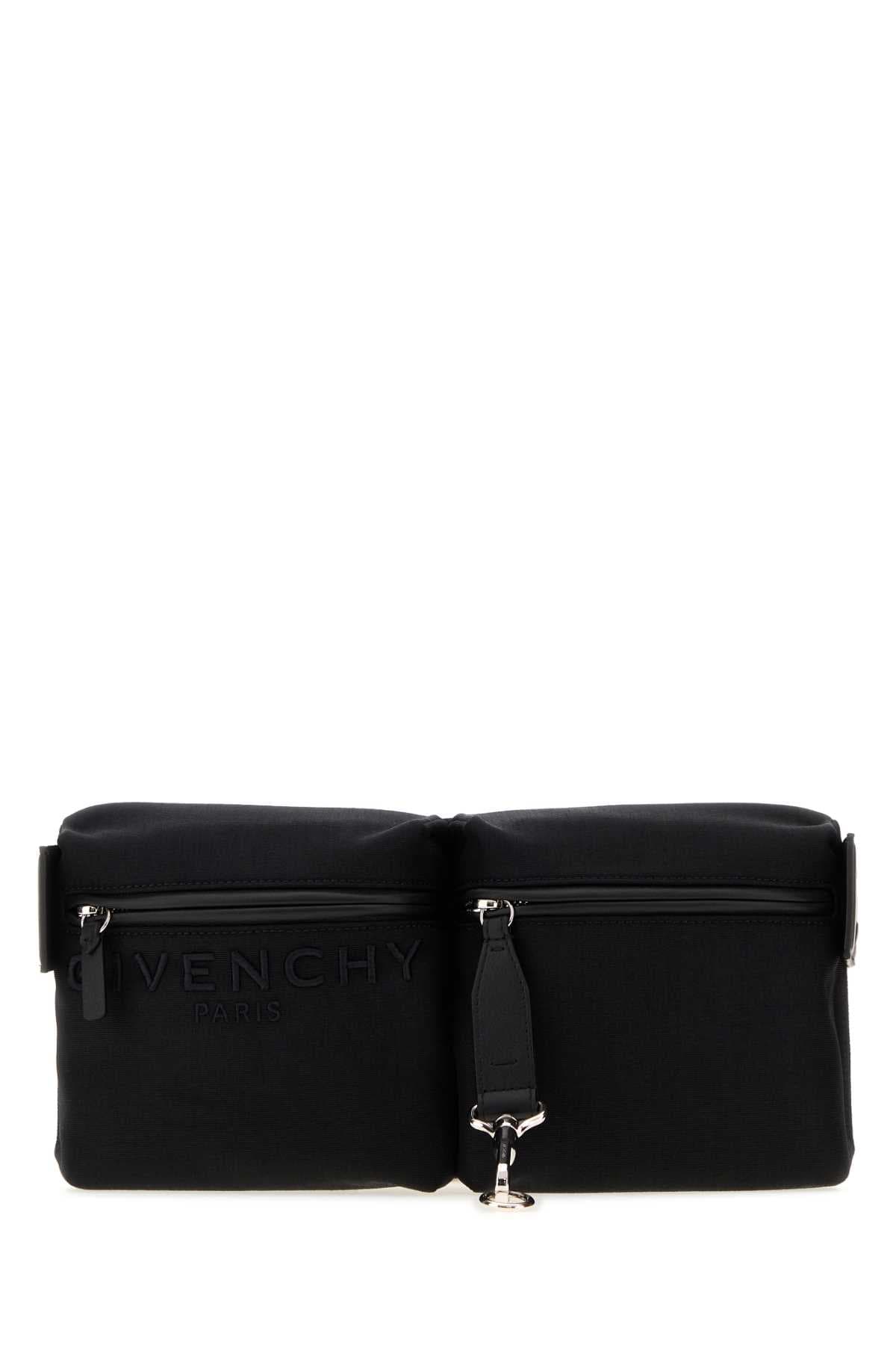 Black canvas Givenchy Cargo belt bag