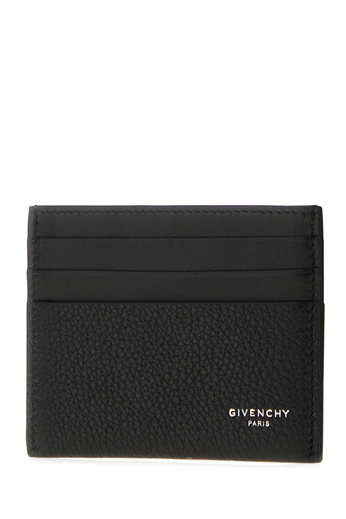 Black leather card holder - мініатюра 2
