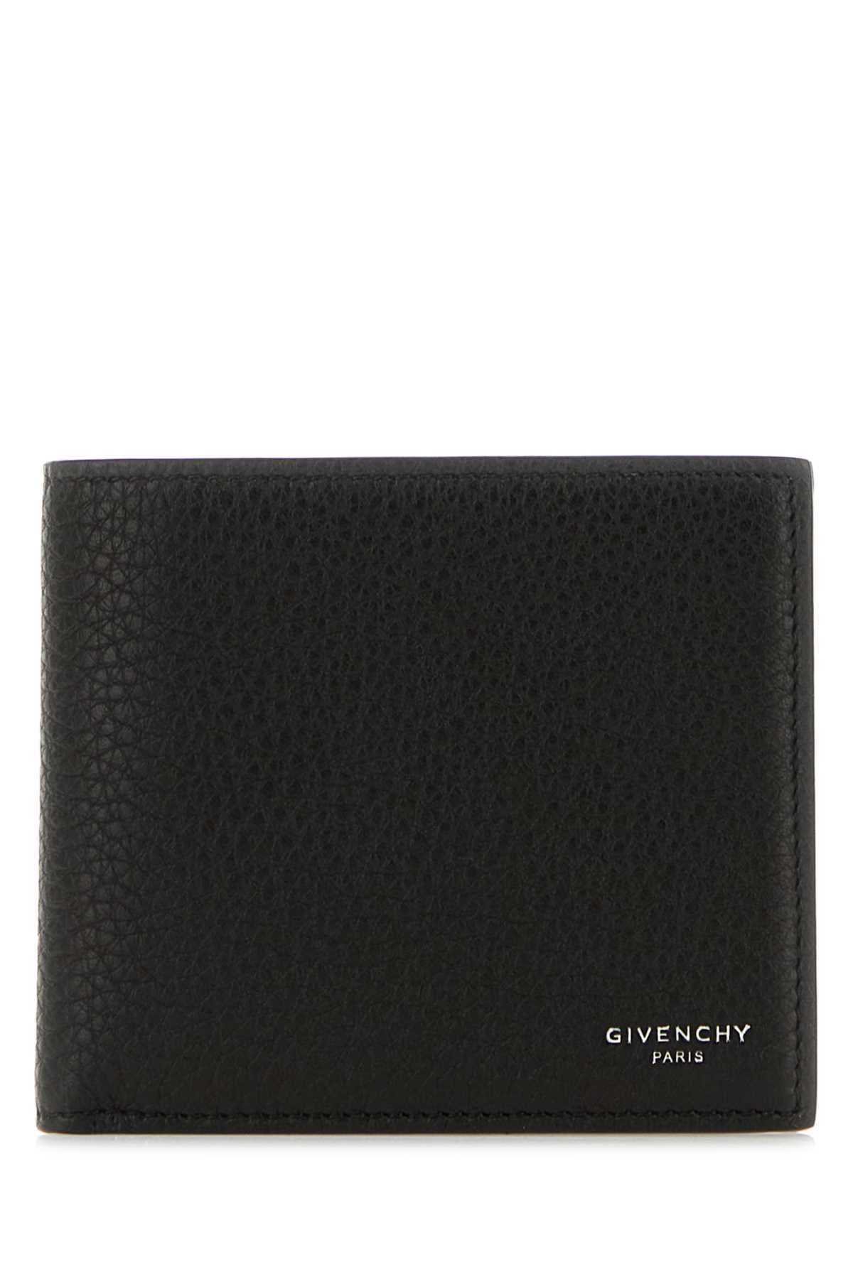 Black leather wallet