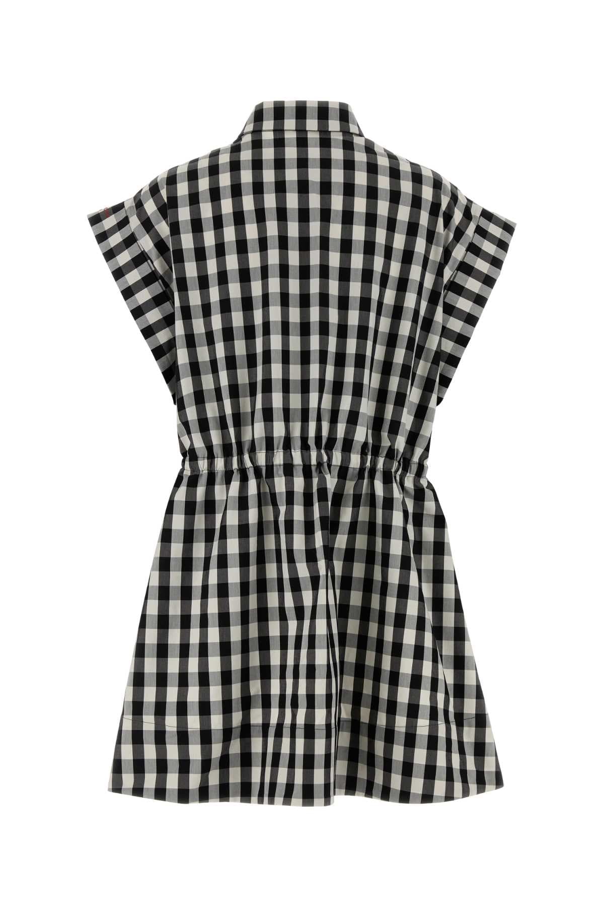 Embroidered poplin shirt dress - мініатюра 2