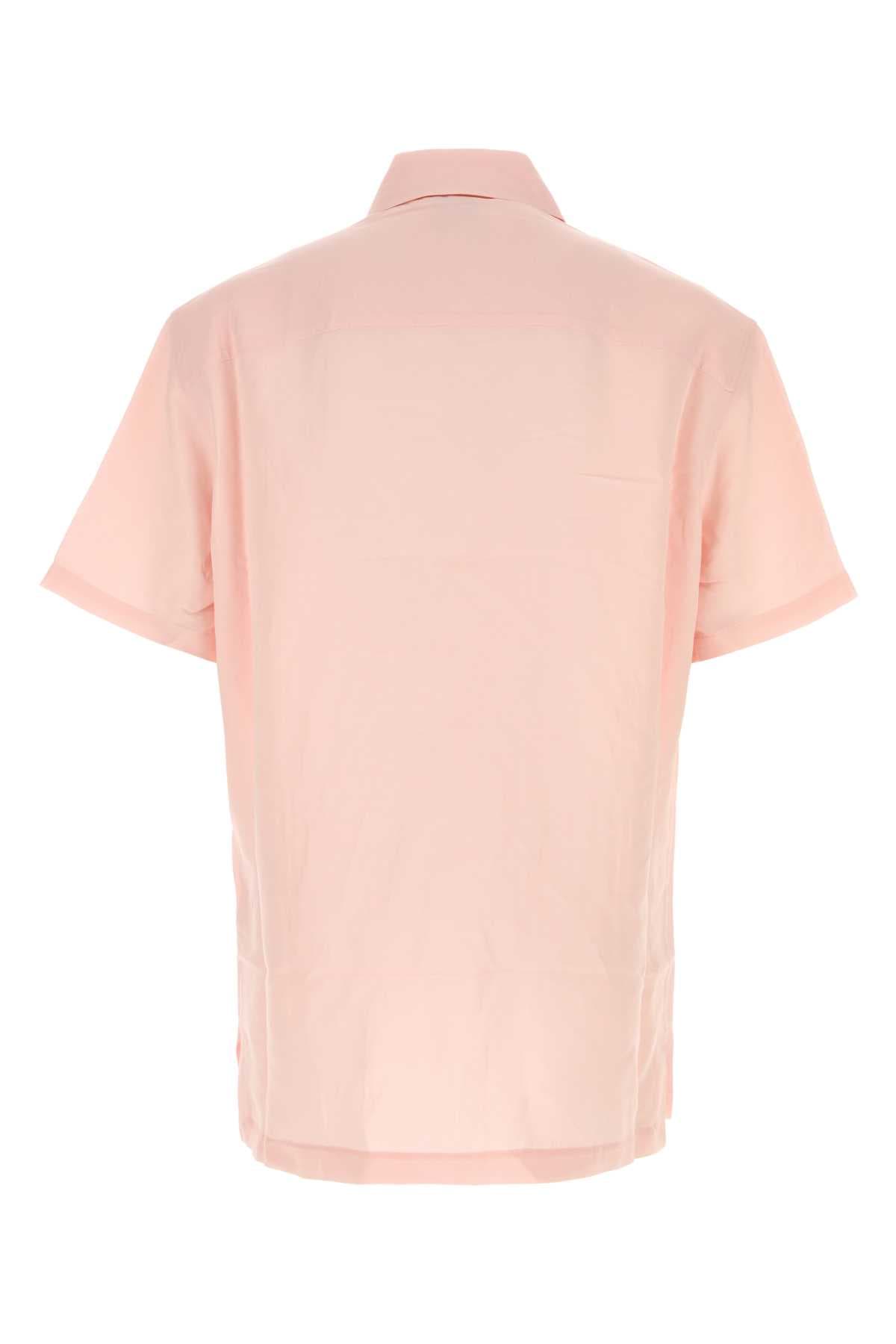 Pink viscose blend shirt - мініатюра 2