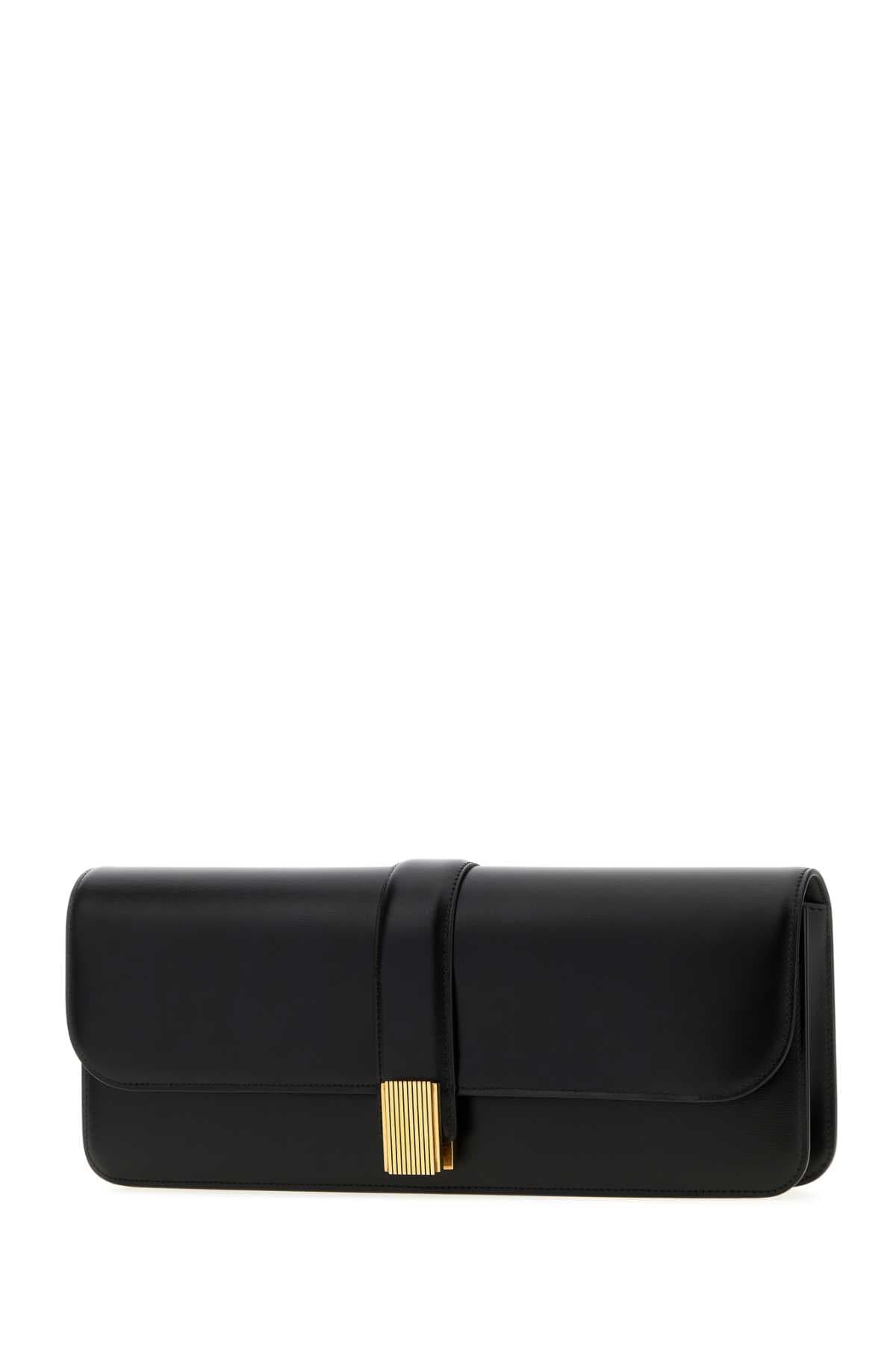 Black leather Blake clutch - мініатюра 2