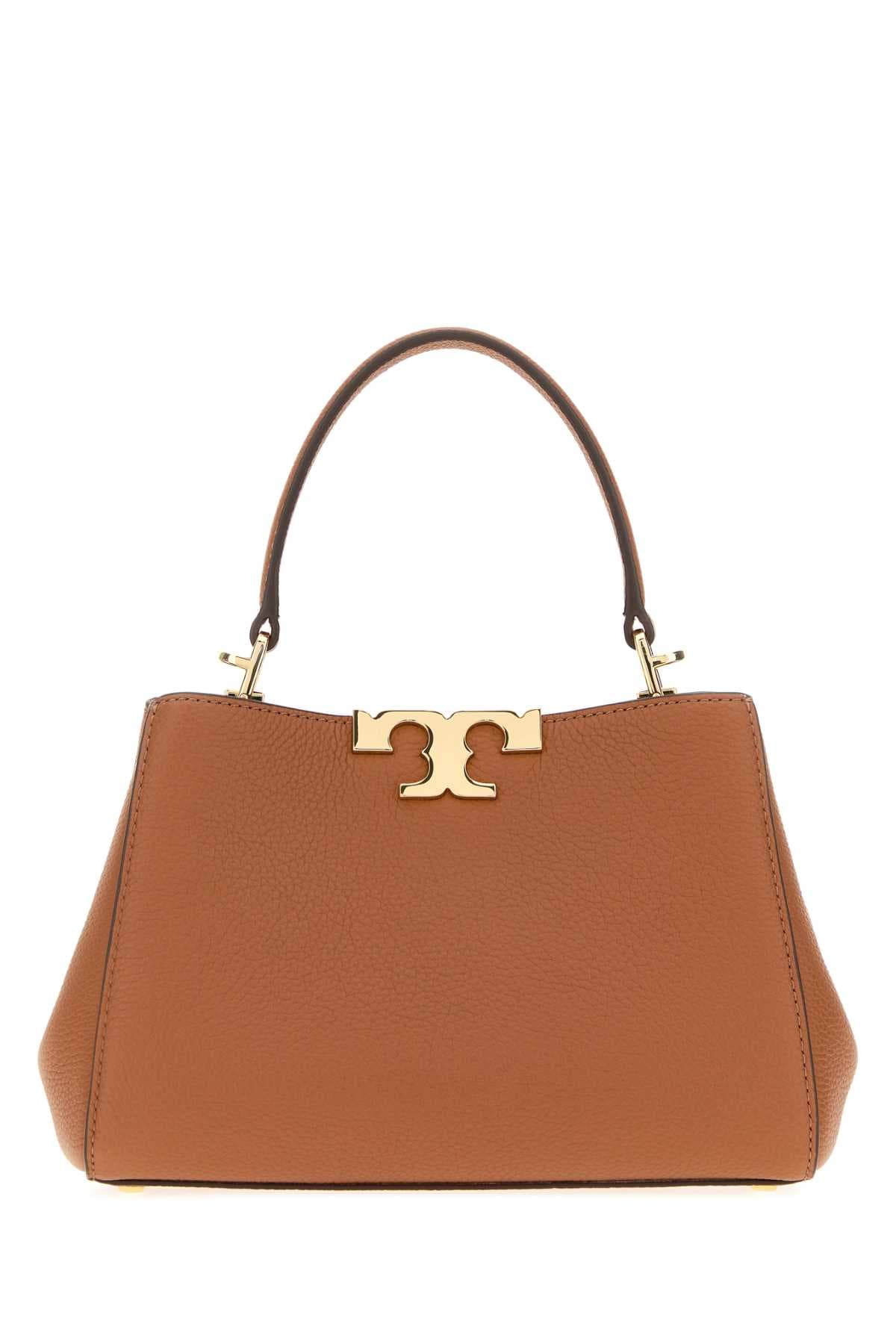 Camel leather mini Eleanor handbag
