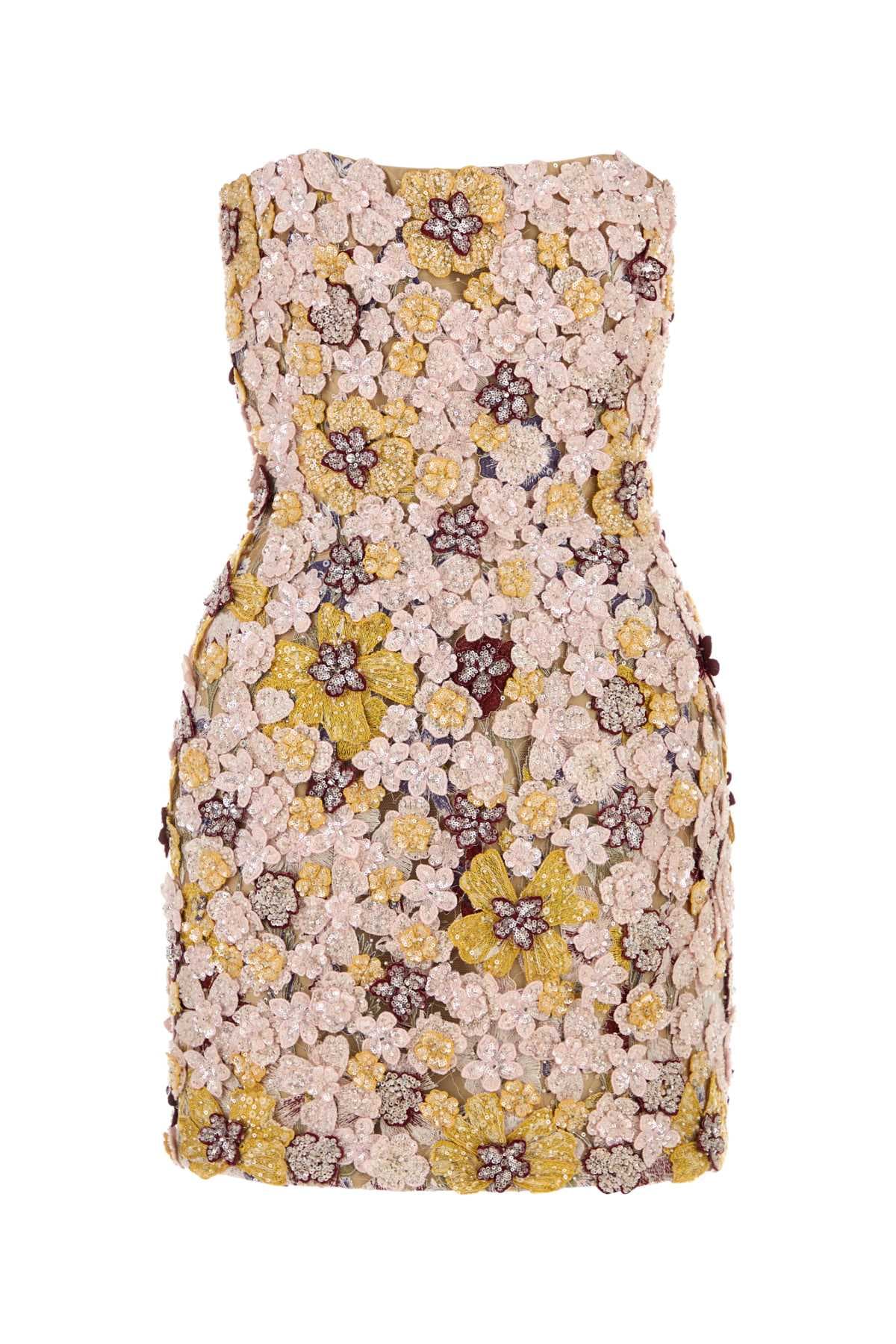 Embellished tulle Sirra mini dress