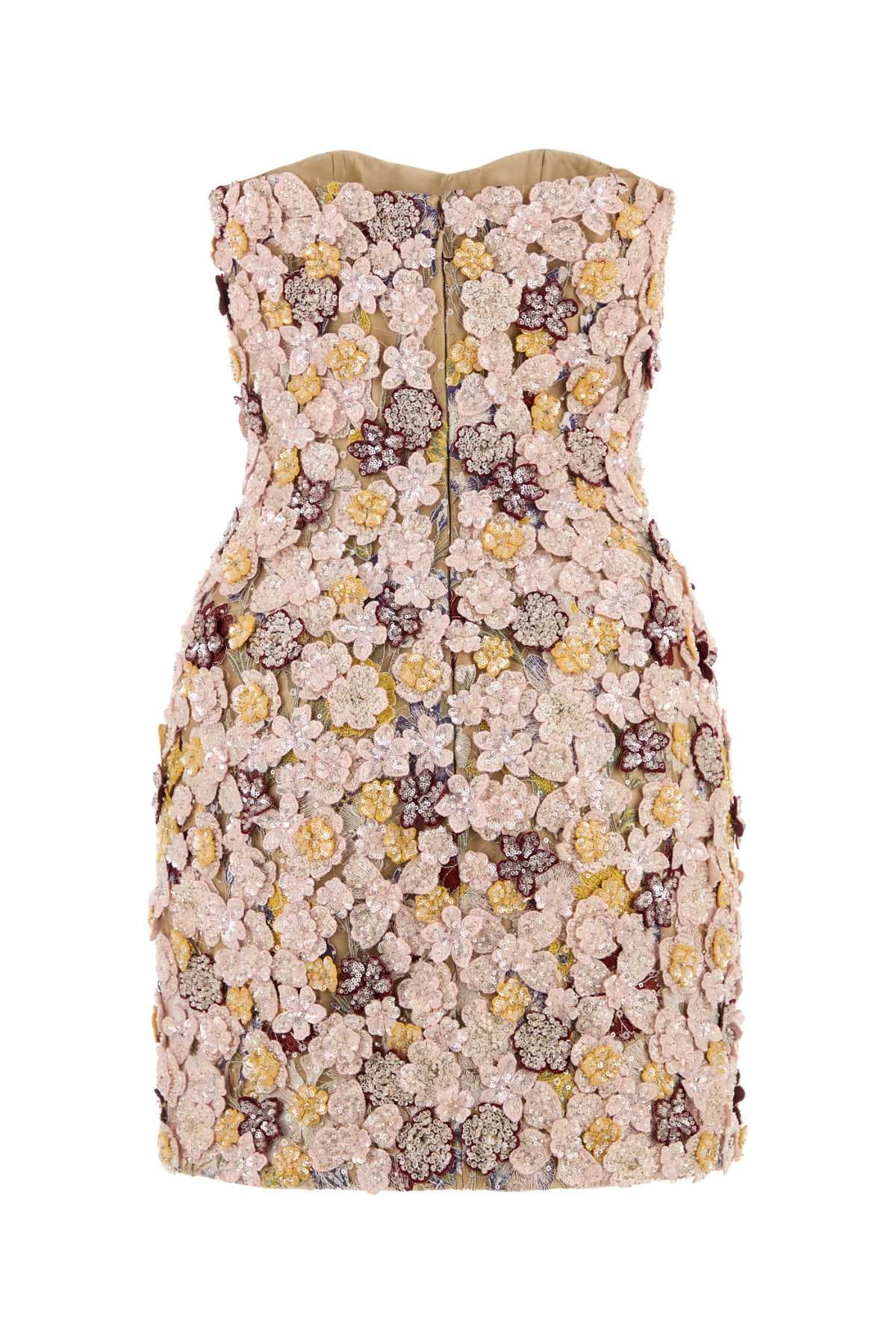 Embellished tulle Sirra mini dress - мініатюра 2