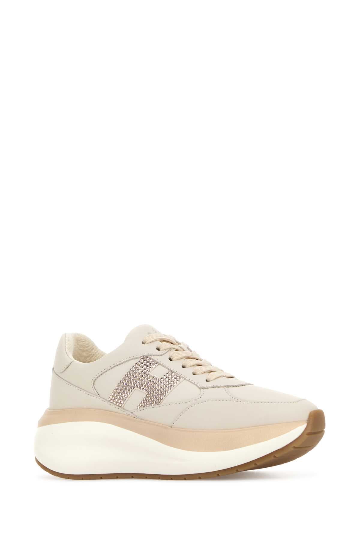 Ivory leather Maxi Active sneakers - мініатюра 2