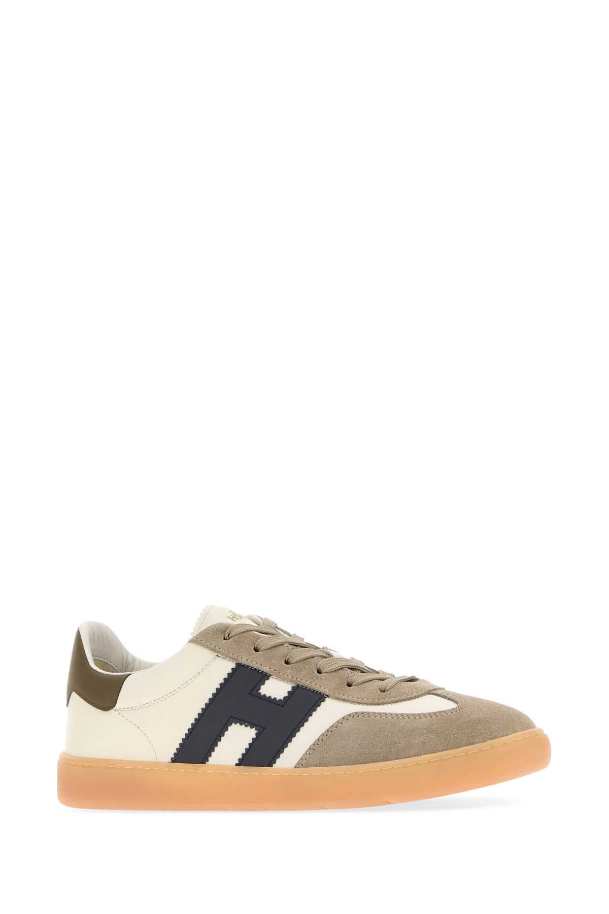 Ivory leather Hogan Cool sneakers - мініатюра 2
