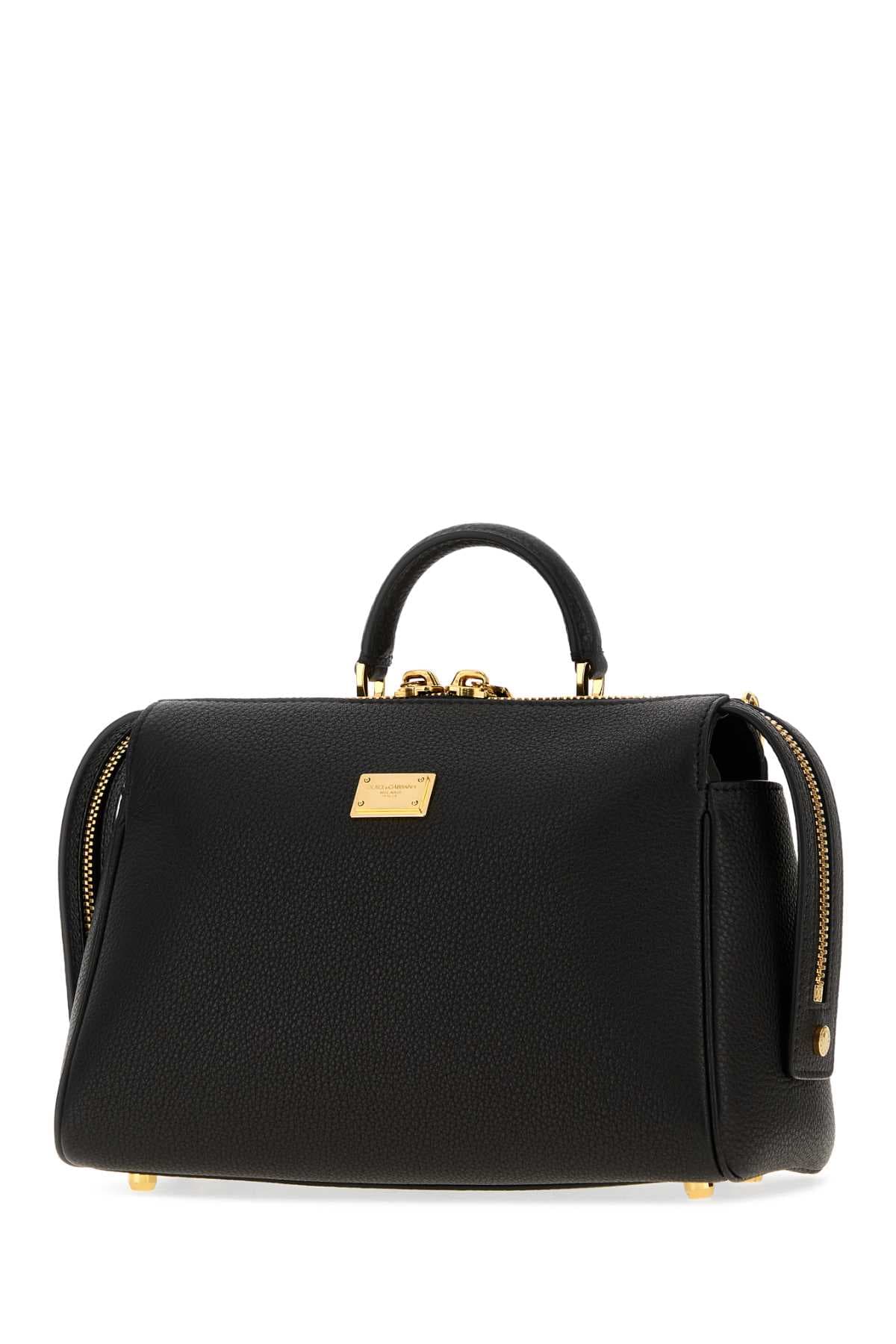 Black leather Vittoria handbag - мініатюра 2