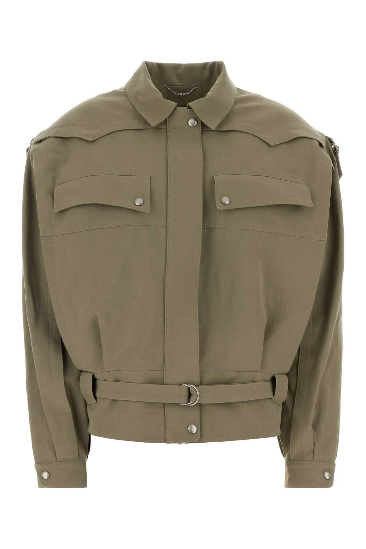 Sage green cotton jacket