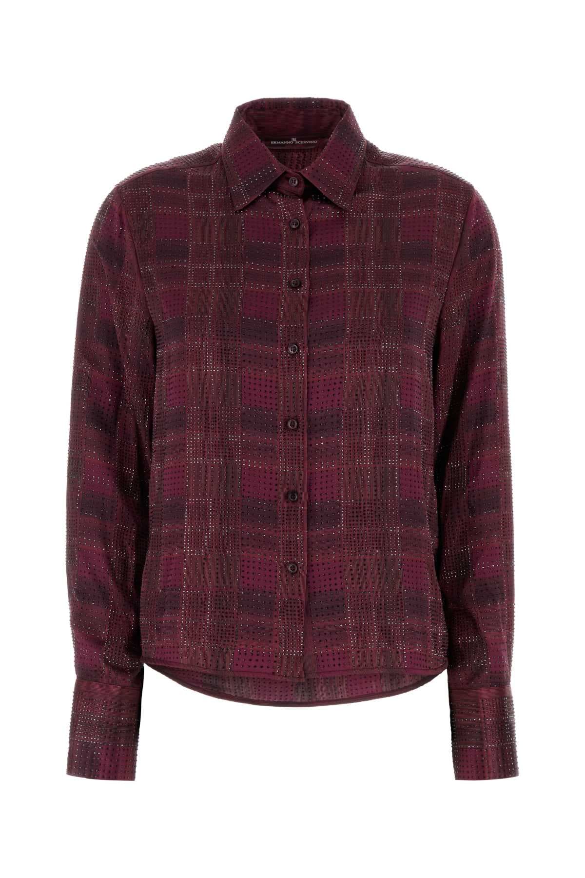 Printed silk shirt