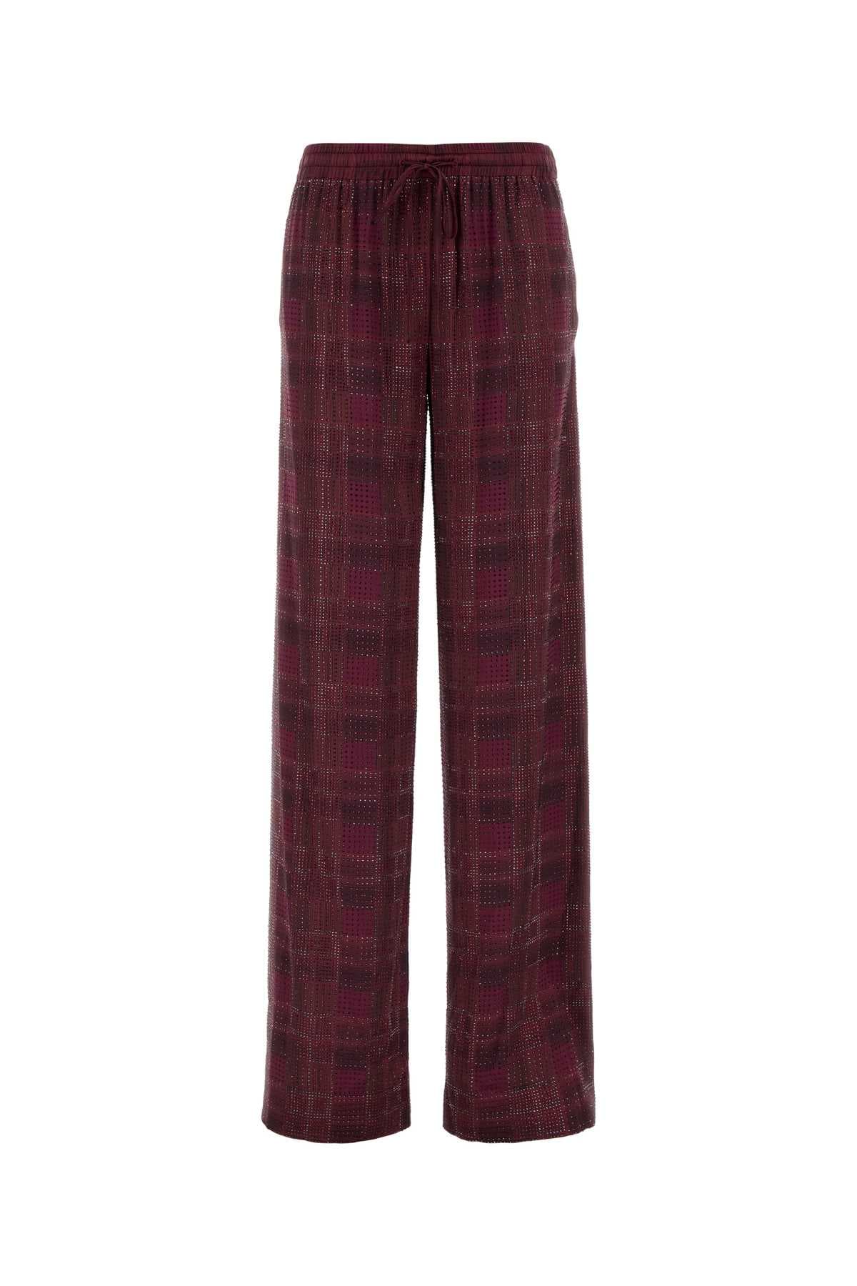 Printed silk pant