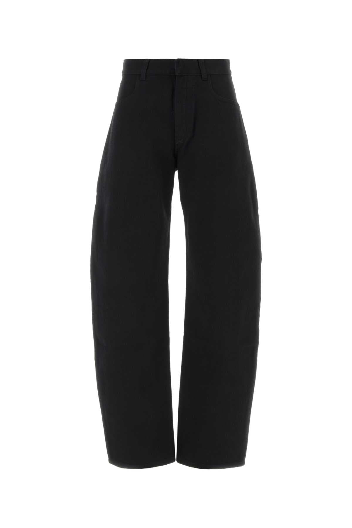 Black denim jeans