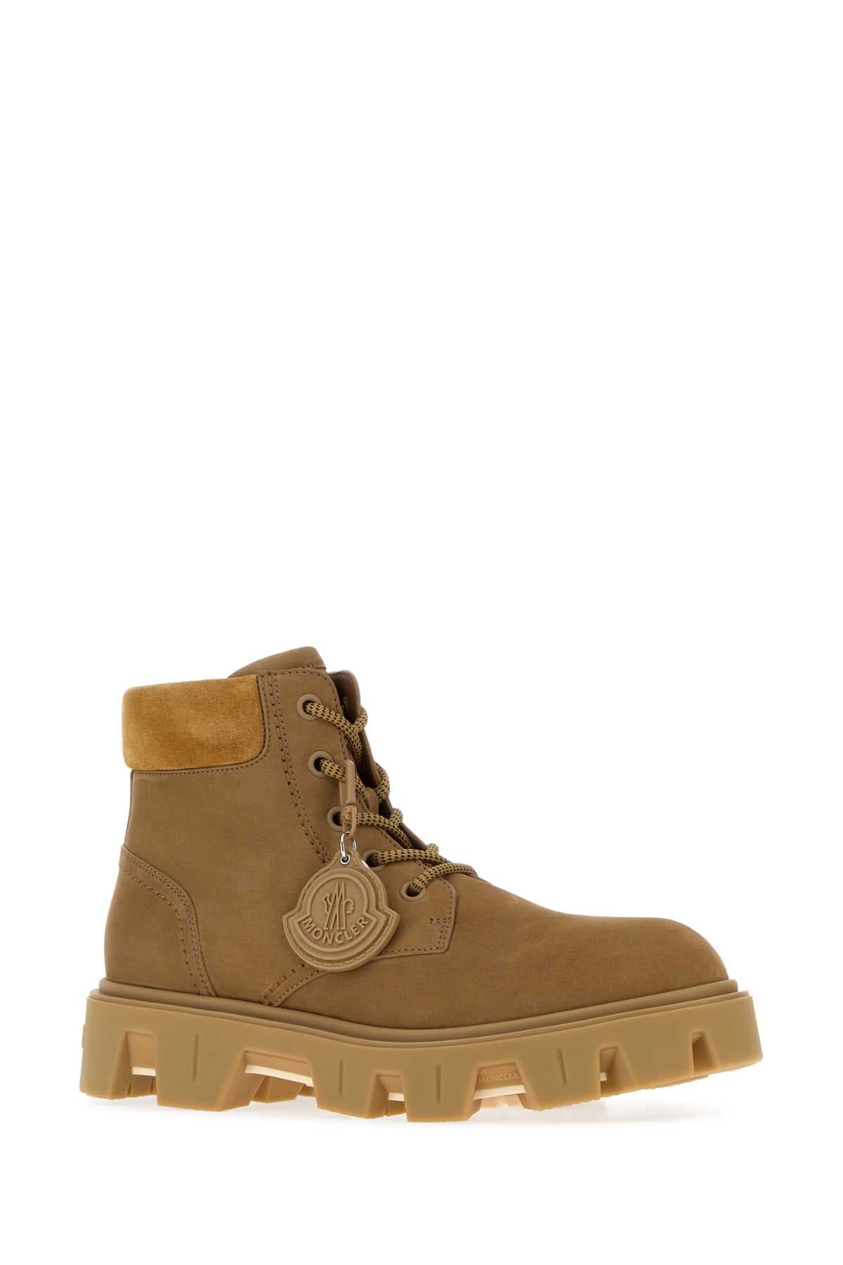 Beige suede Peak City ankle boots - мініатюра 2