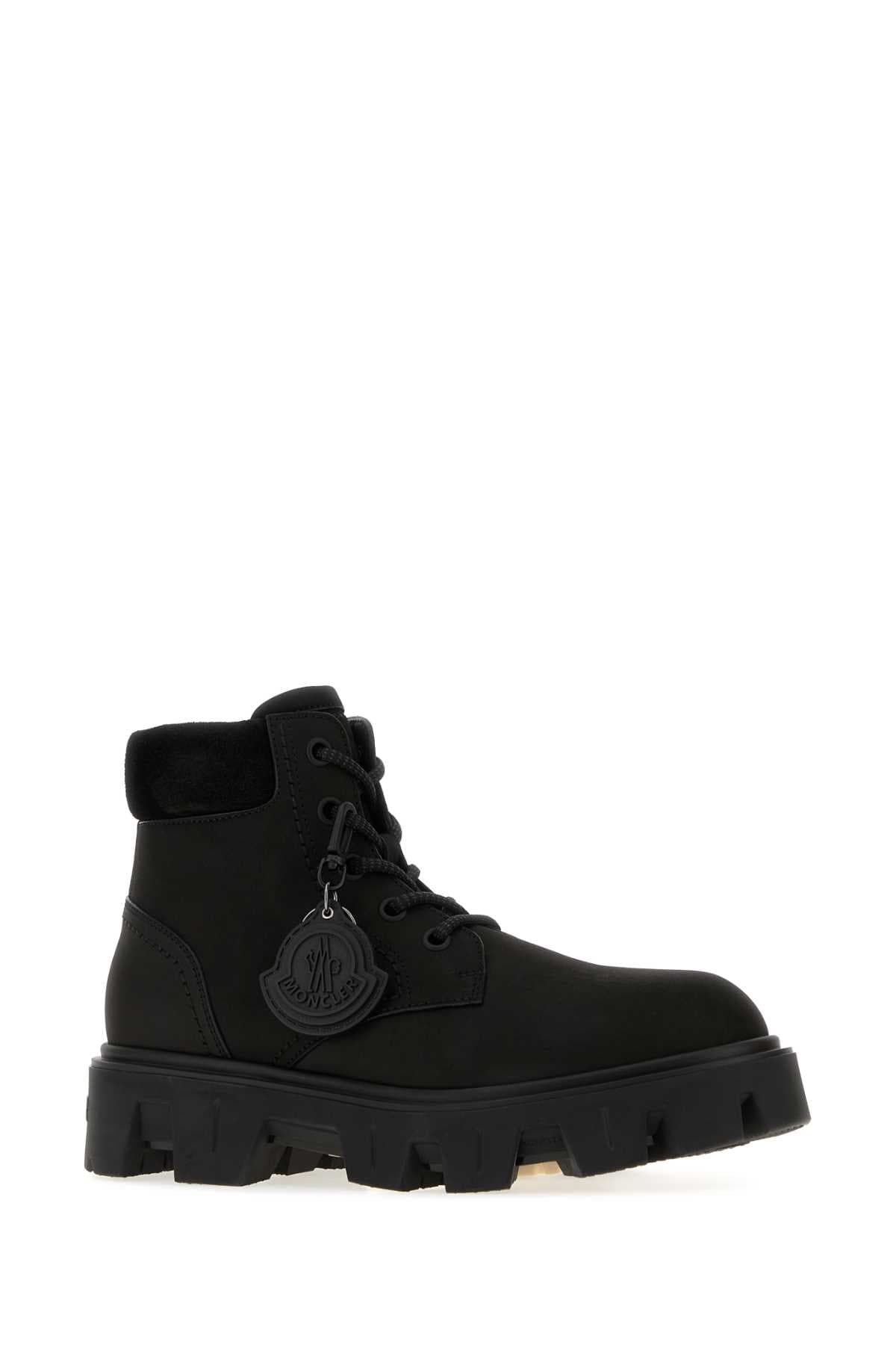 Black suede Peak City ankle boots - мініатюра 2