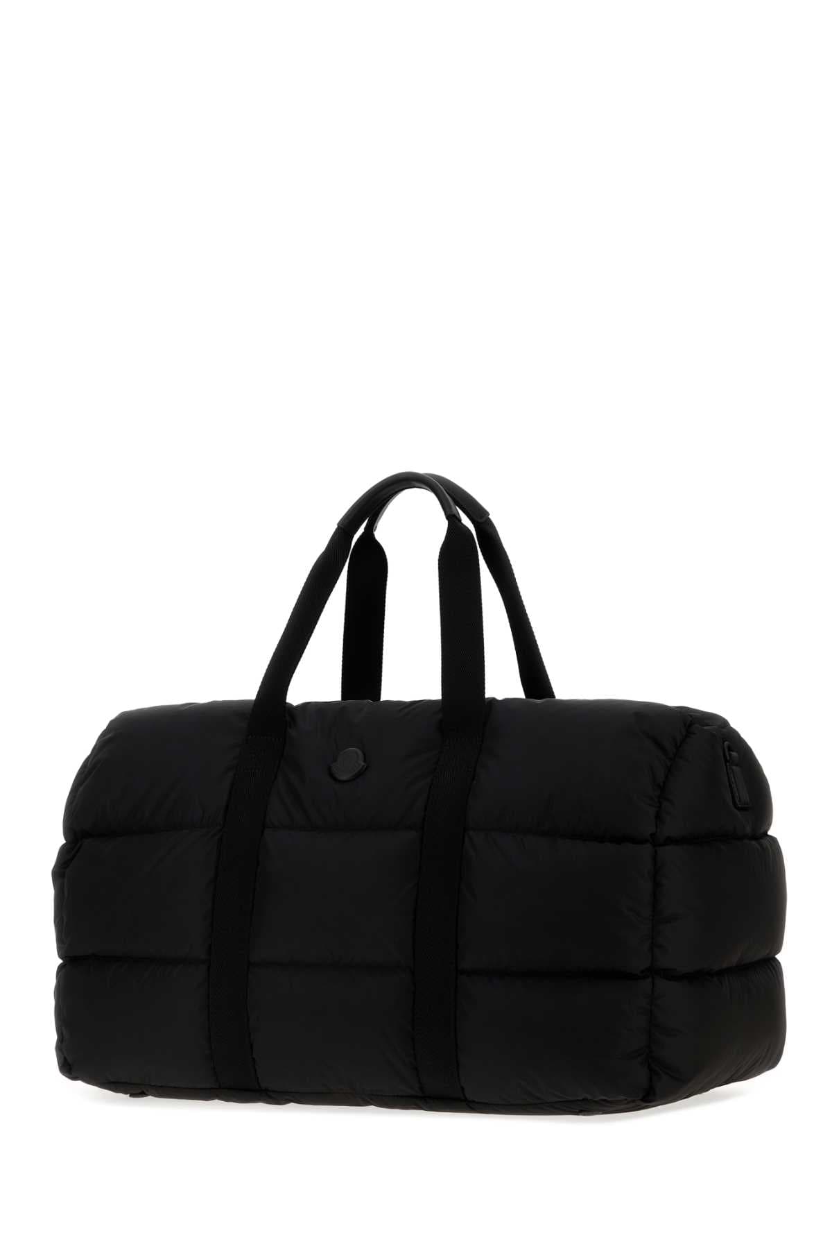 Black nylon Caradoc duffle bag - мініатюра 2