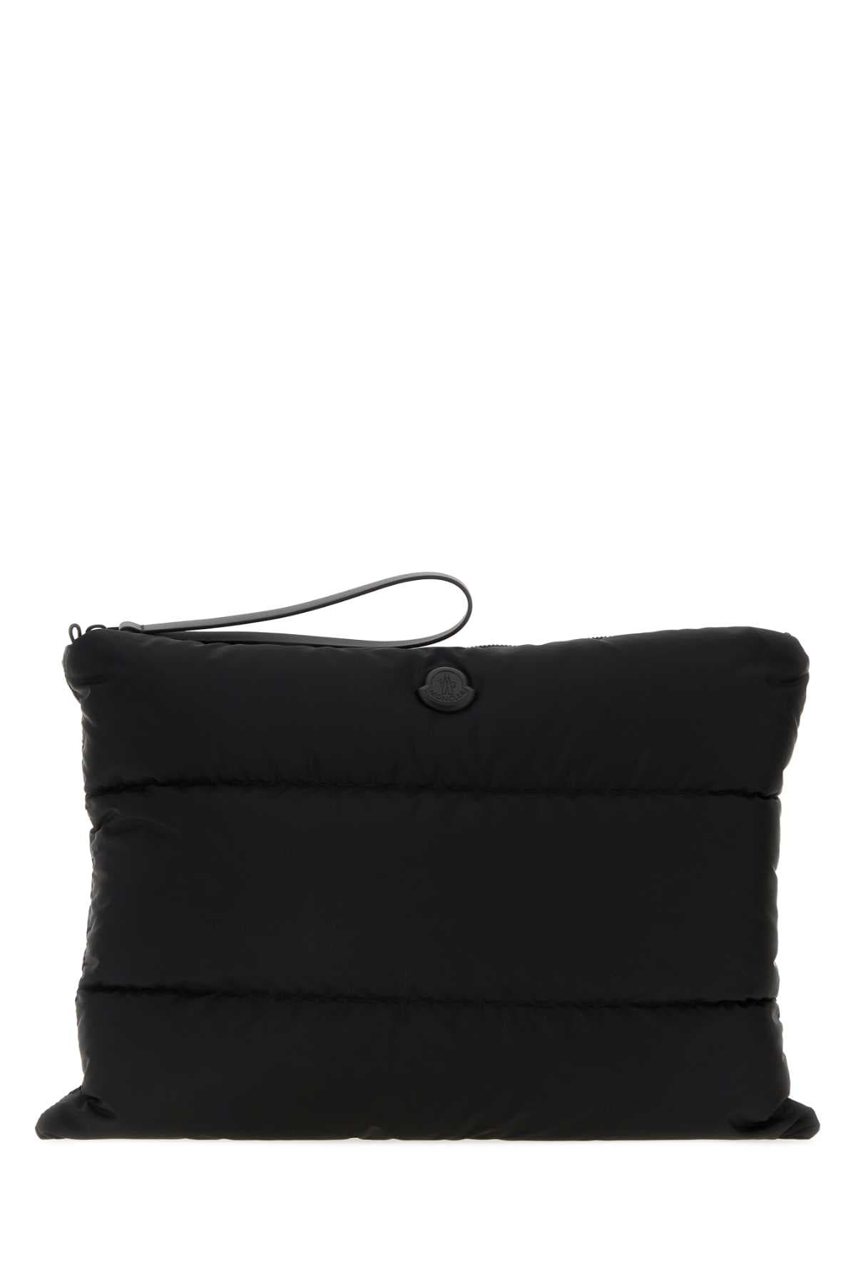 Black nylon Caradoc laptop case