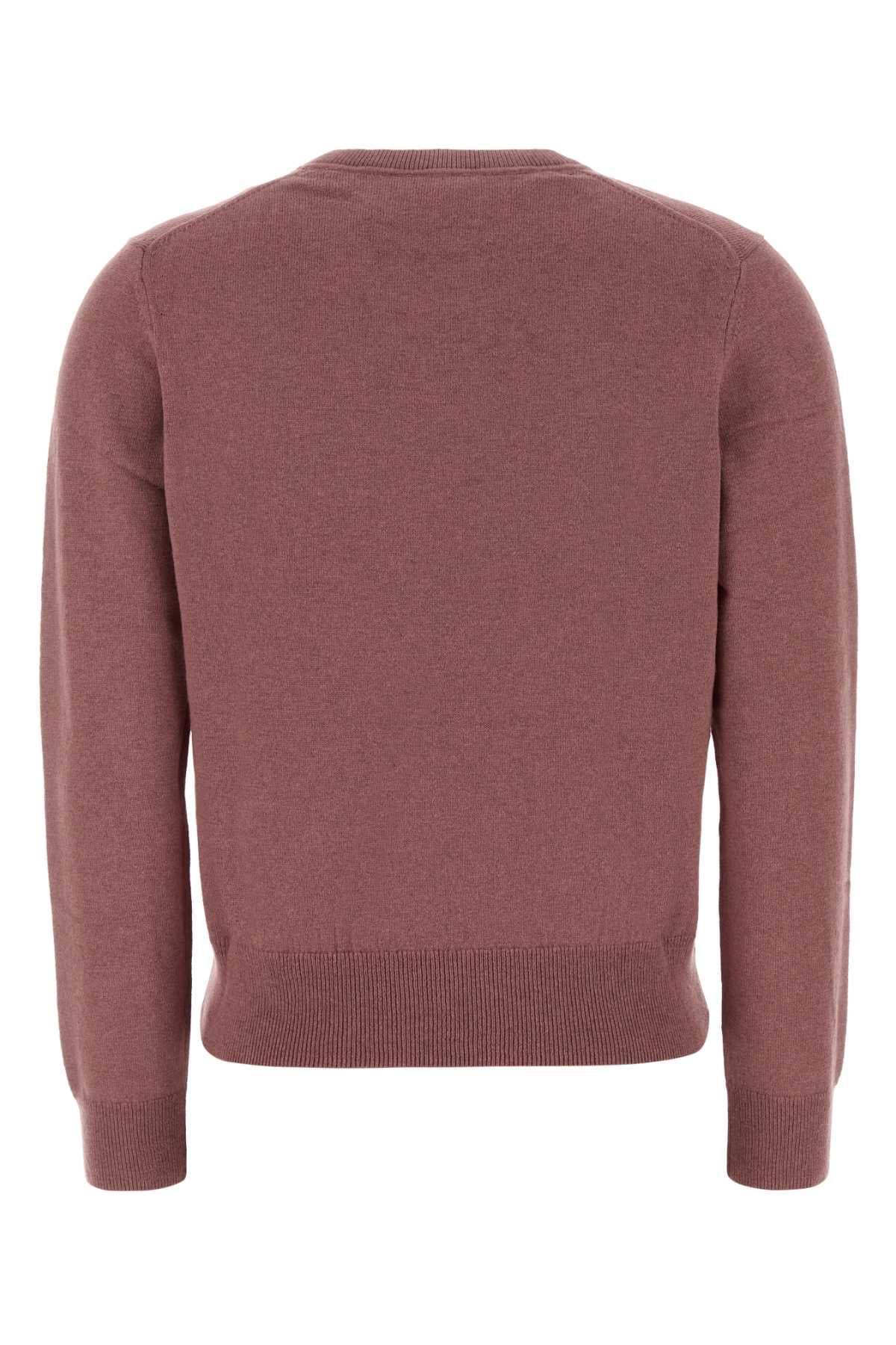 Antiqued pink cotton blend Lanta sweater - мініатюра 2