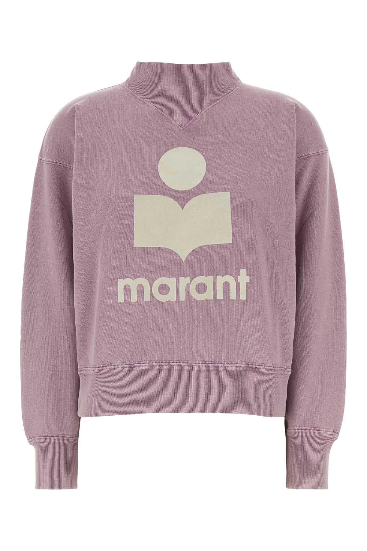 Lilac cotton blend Moby sweatshirt
