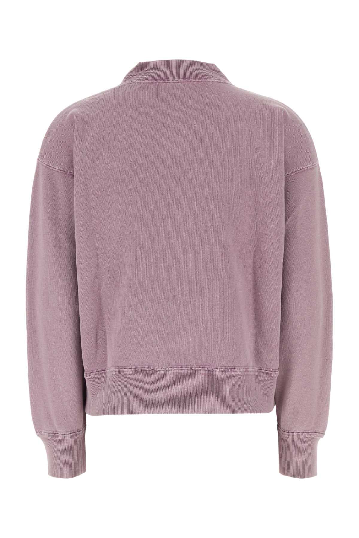 Lilac cotton blend Moby sweatshirt - мініатюра 2