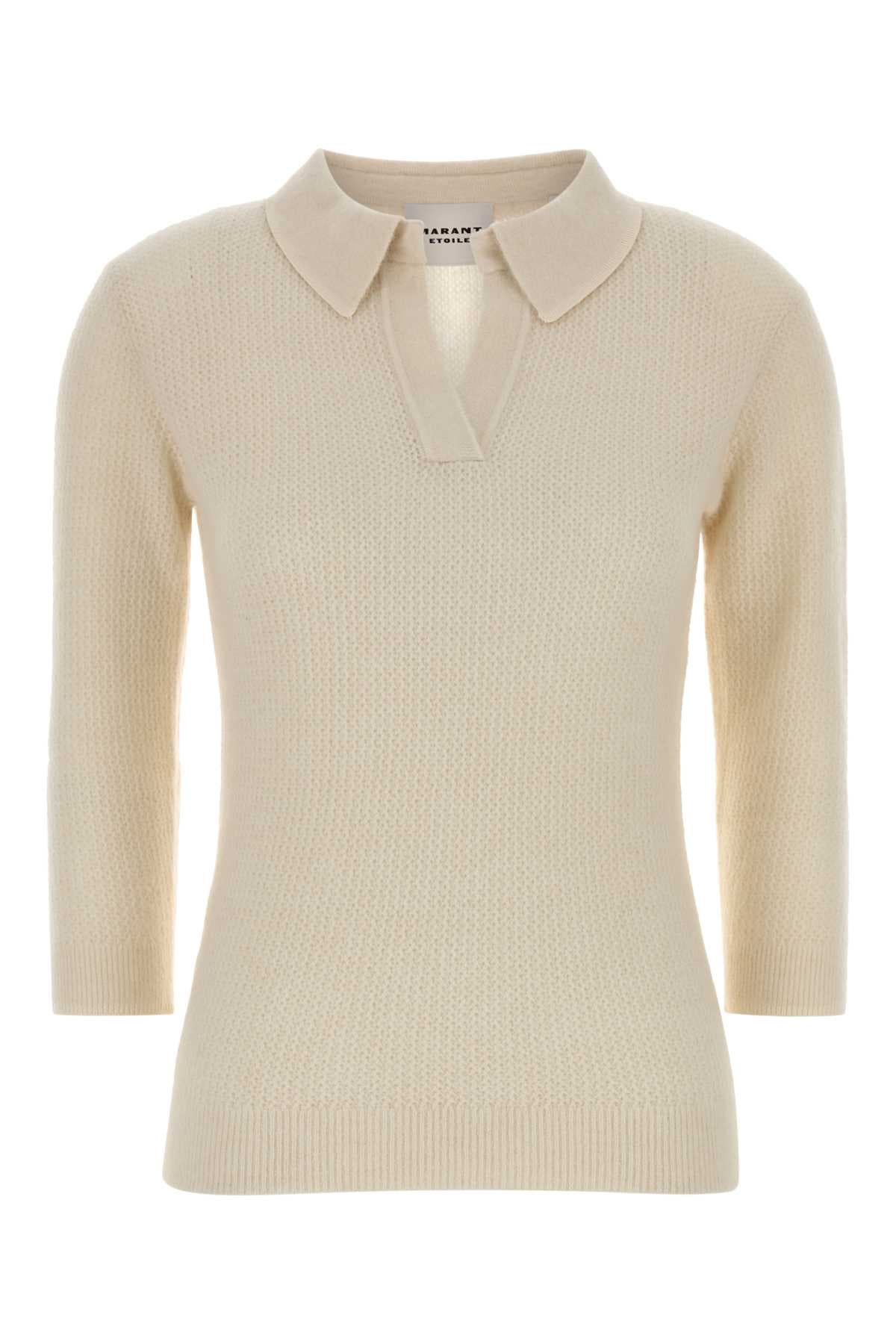 Ivory alpaca blend Nathalie sweater