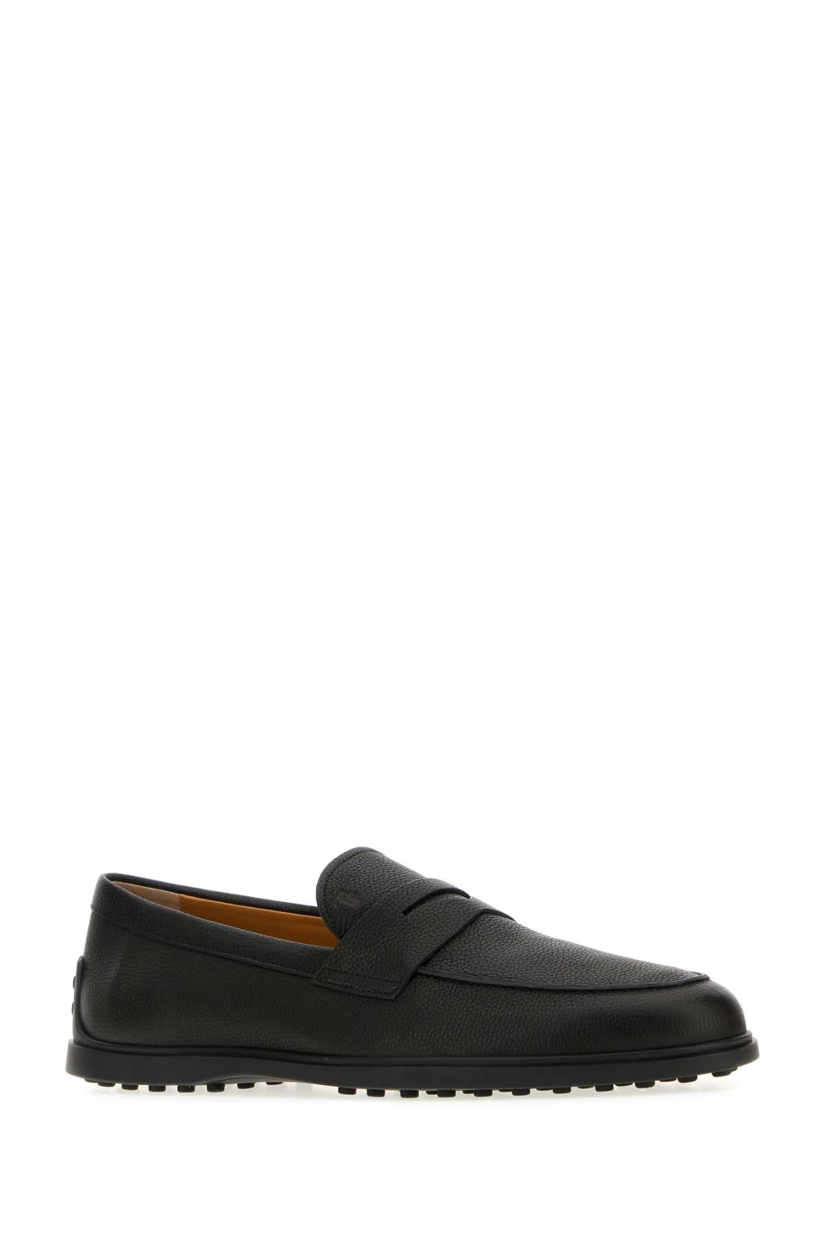 Black leather loafers - мініатюра 2