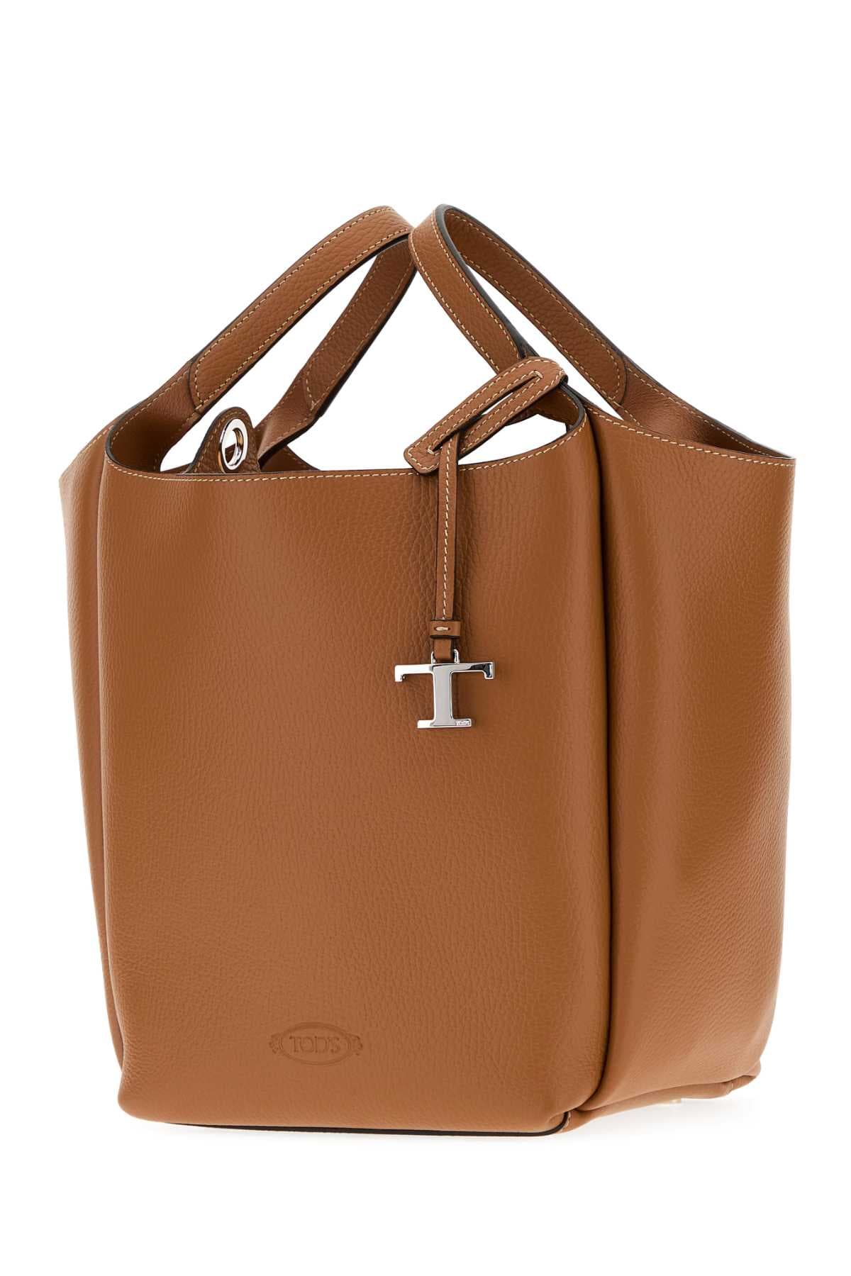 Camel leather Apa bucket bag - мініатюра 2