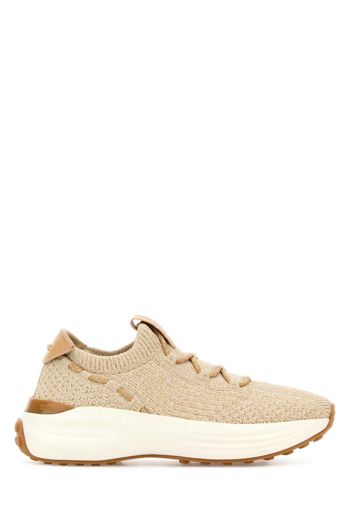 Two-tone fabric sneakers