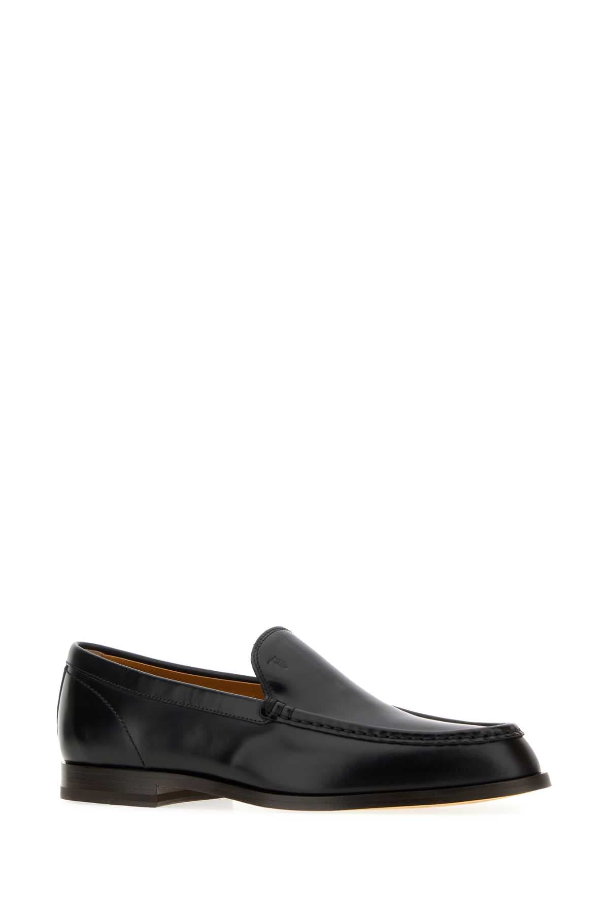 Black leather loafers - мініатюра 2