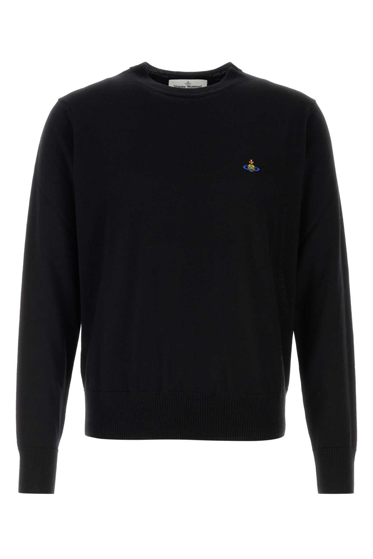 Black wool Alex sweater