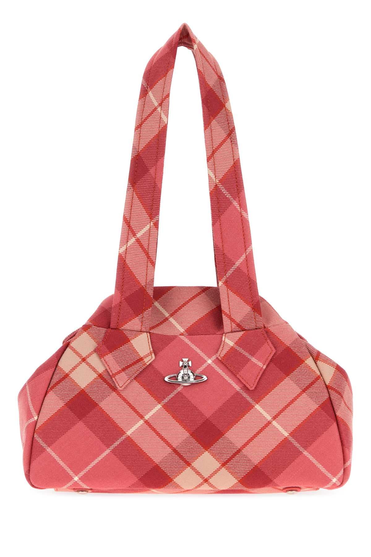 Embroidered fabric medium Archive shoulder bag