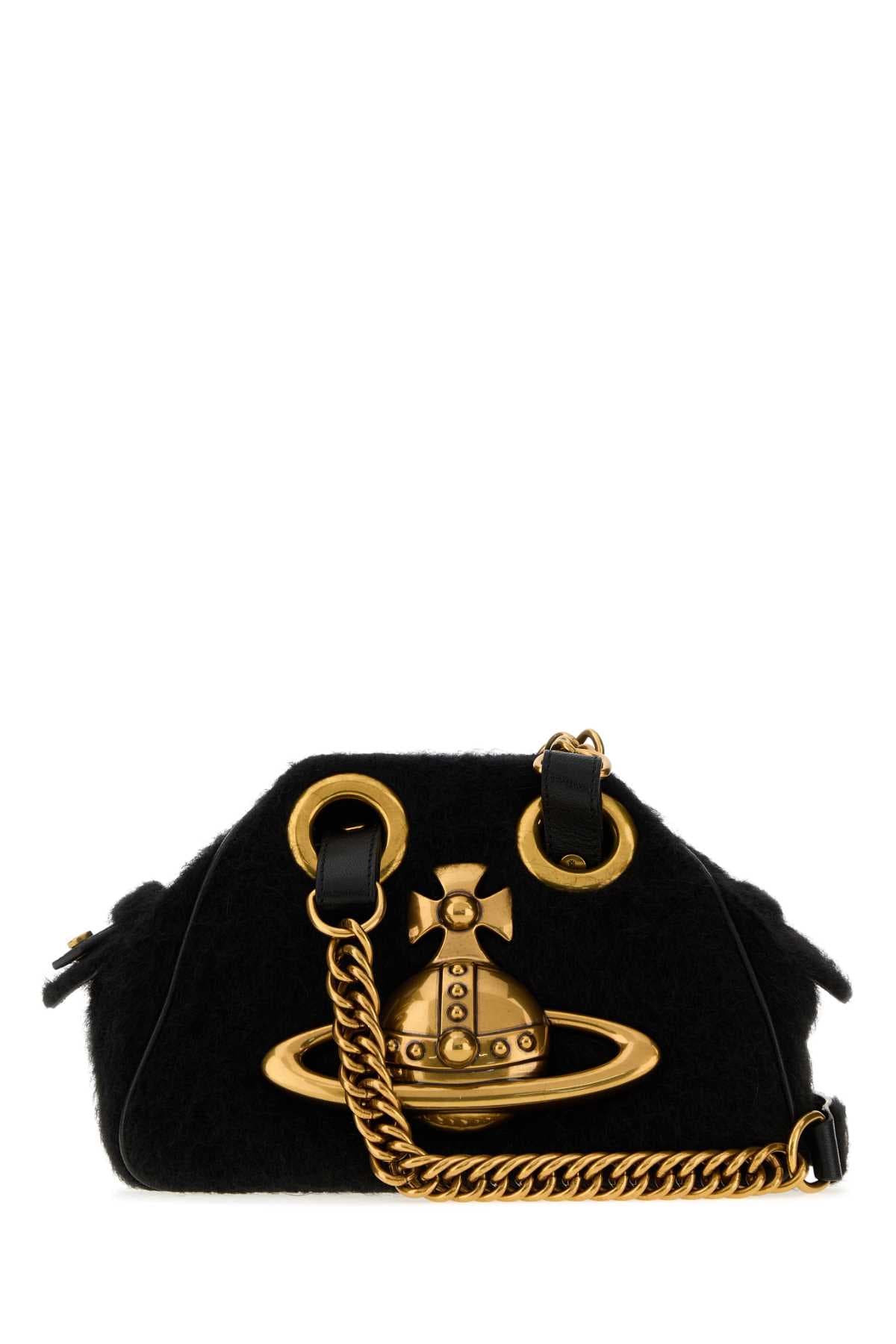 Black fabric Archive Orb Chain shoulder bag