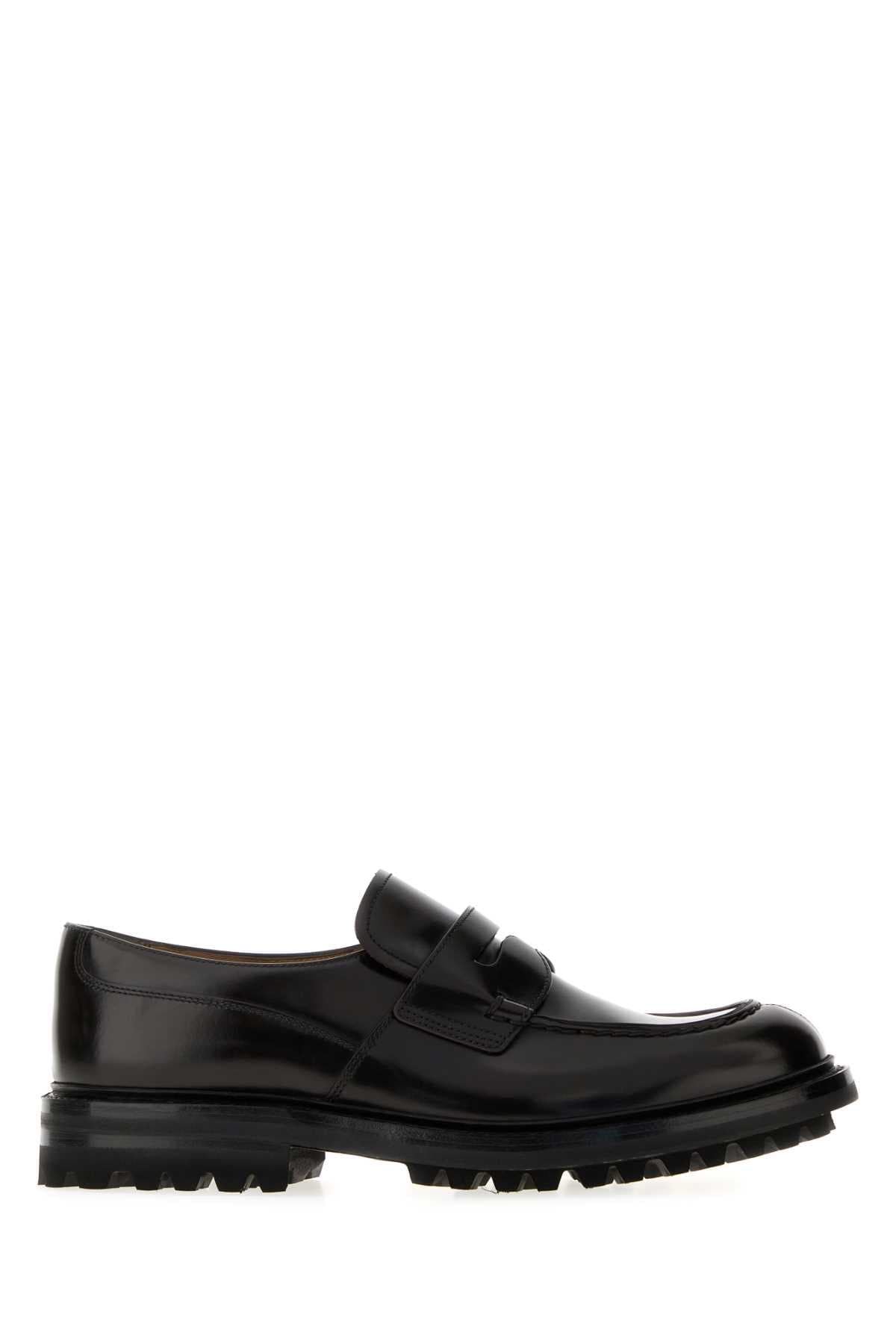 Dark brown leather Mc Kinnon loafers