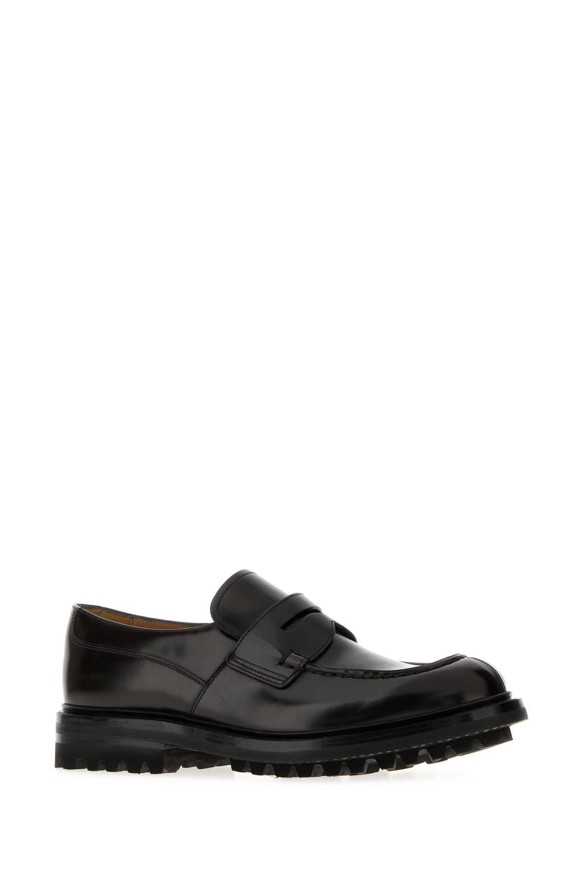 Dark brown leather Mc Kinnon loafers - мініатюра 2