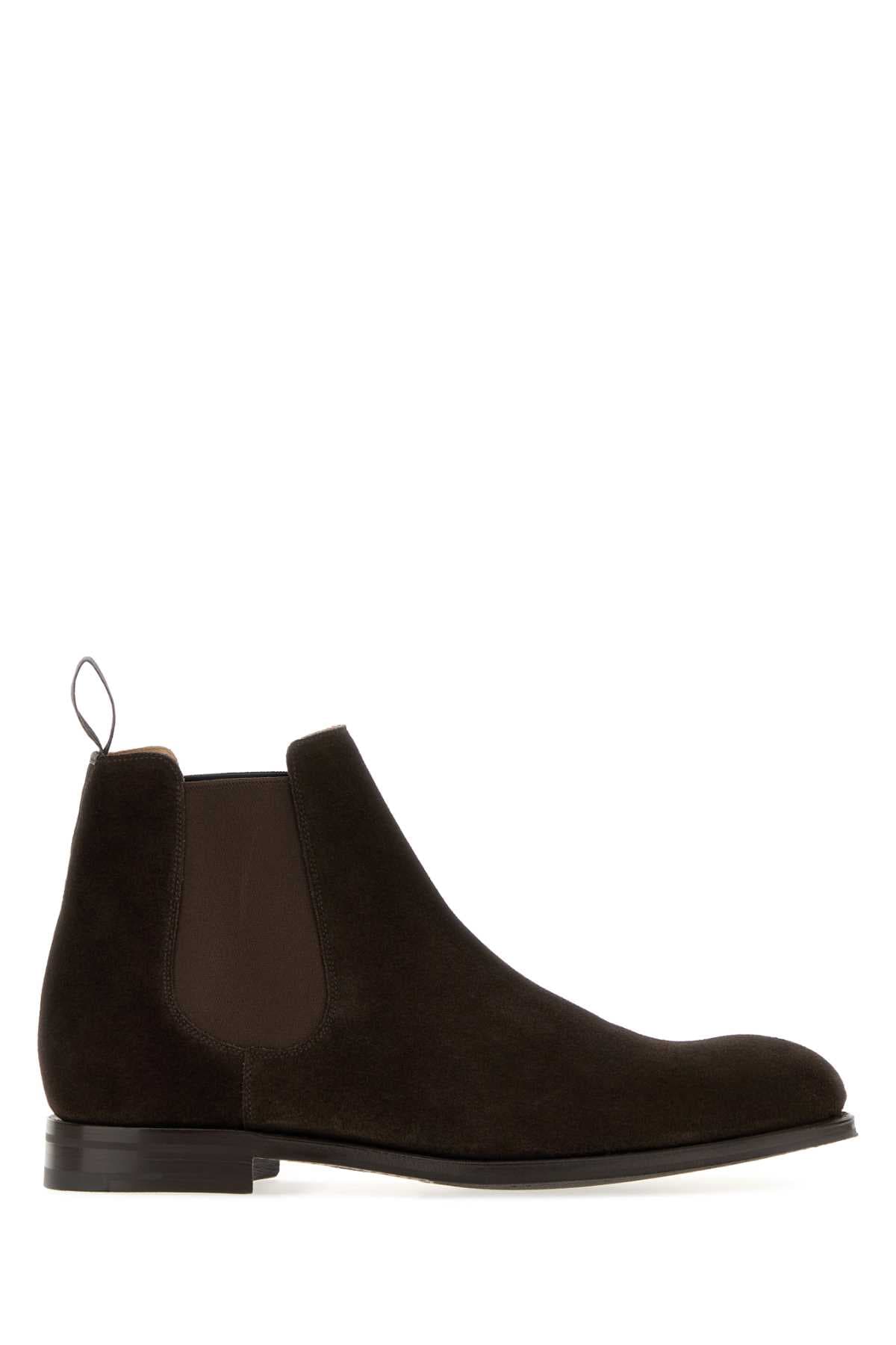 Dark brown suede Amberley 2.0 ankle boots