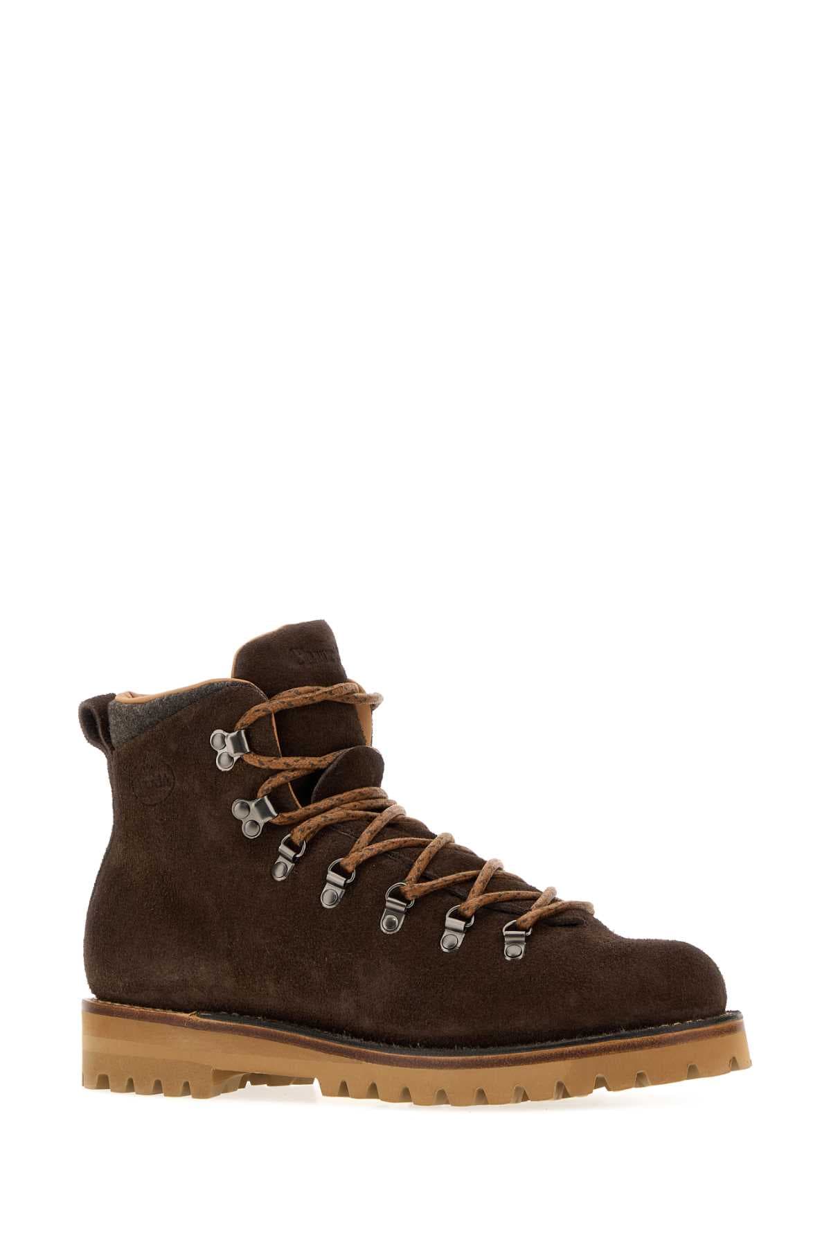 Brown suede Poulton ankle boots - мініатюра 2