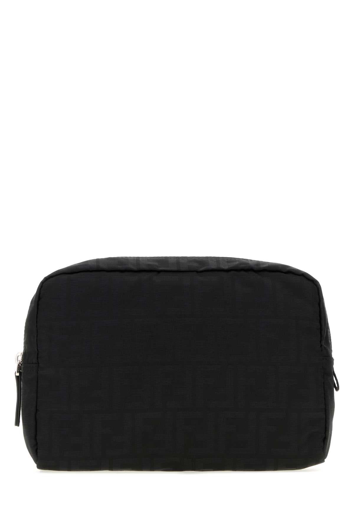 Embroidered fabric medium beauty case