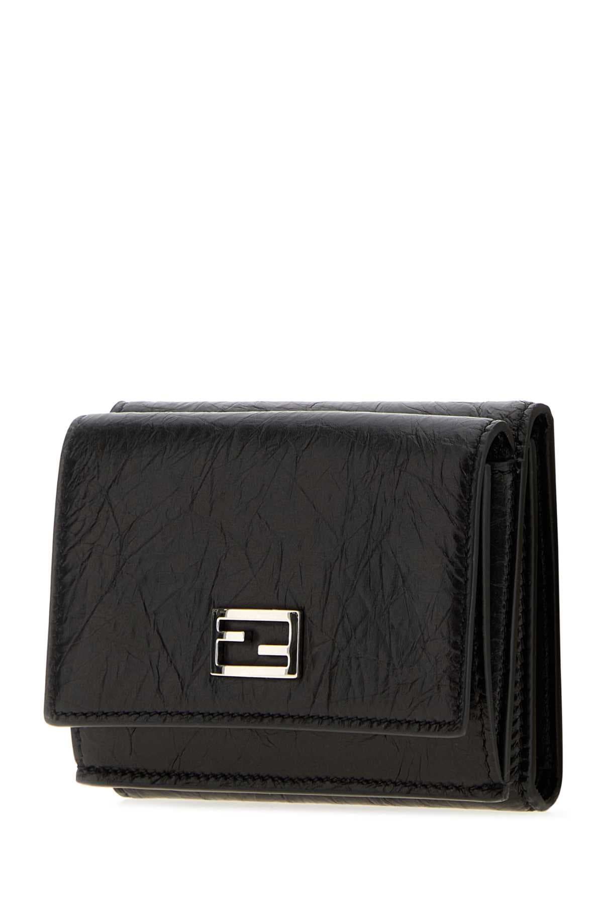 Black leather wallet - мініатюра 2