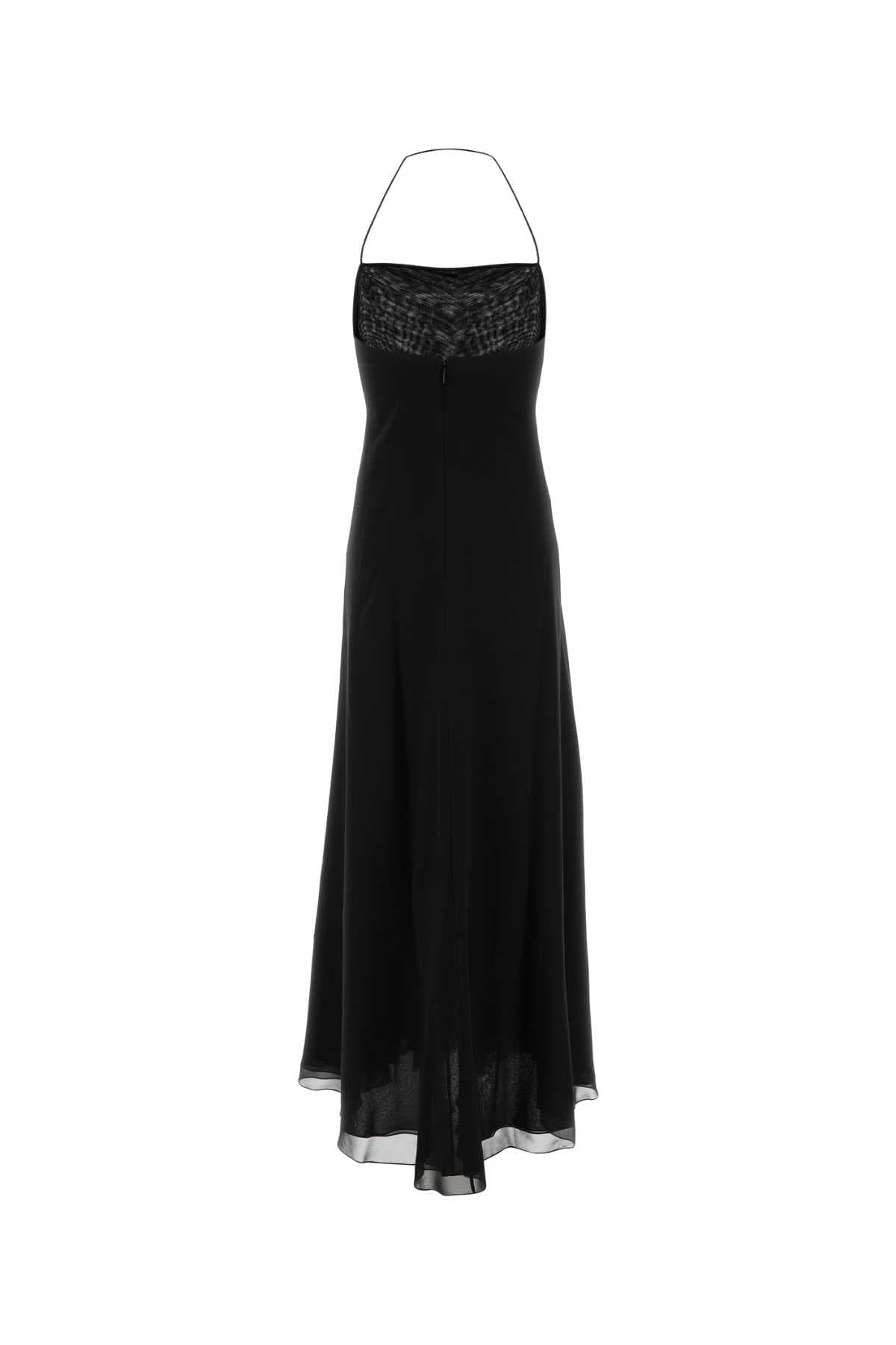 Black crepe Javier dress - мініатюра 2