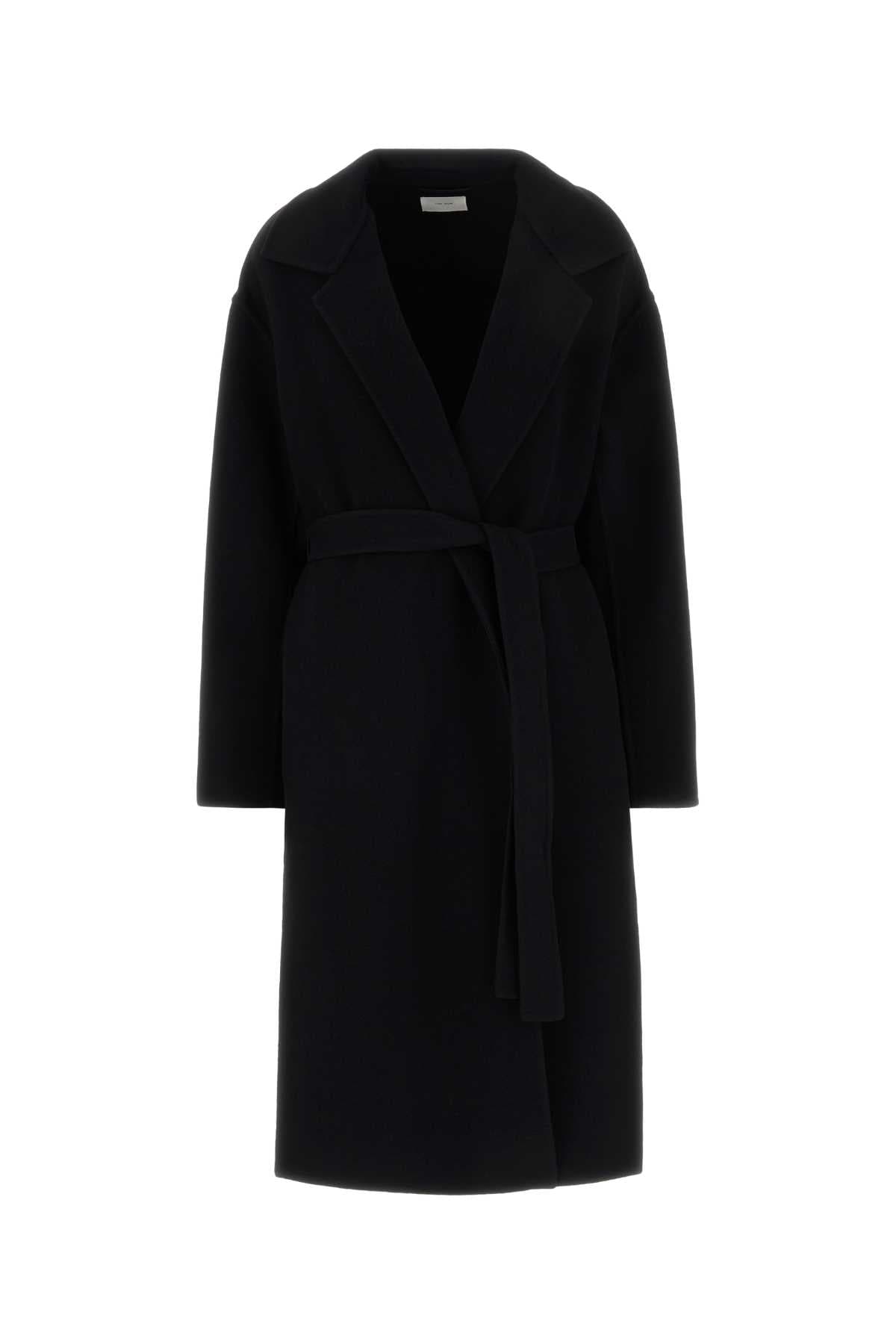 Black wool blend Ciara coat