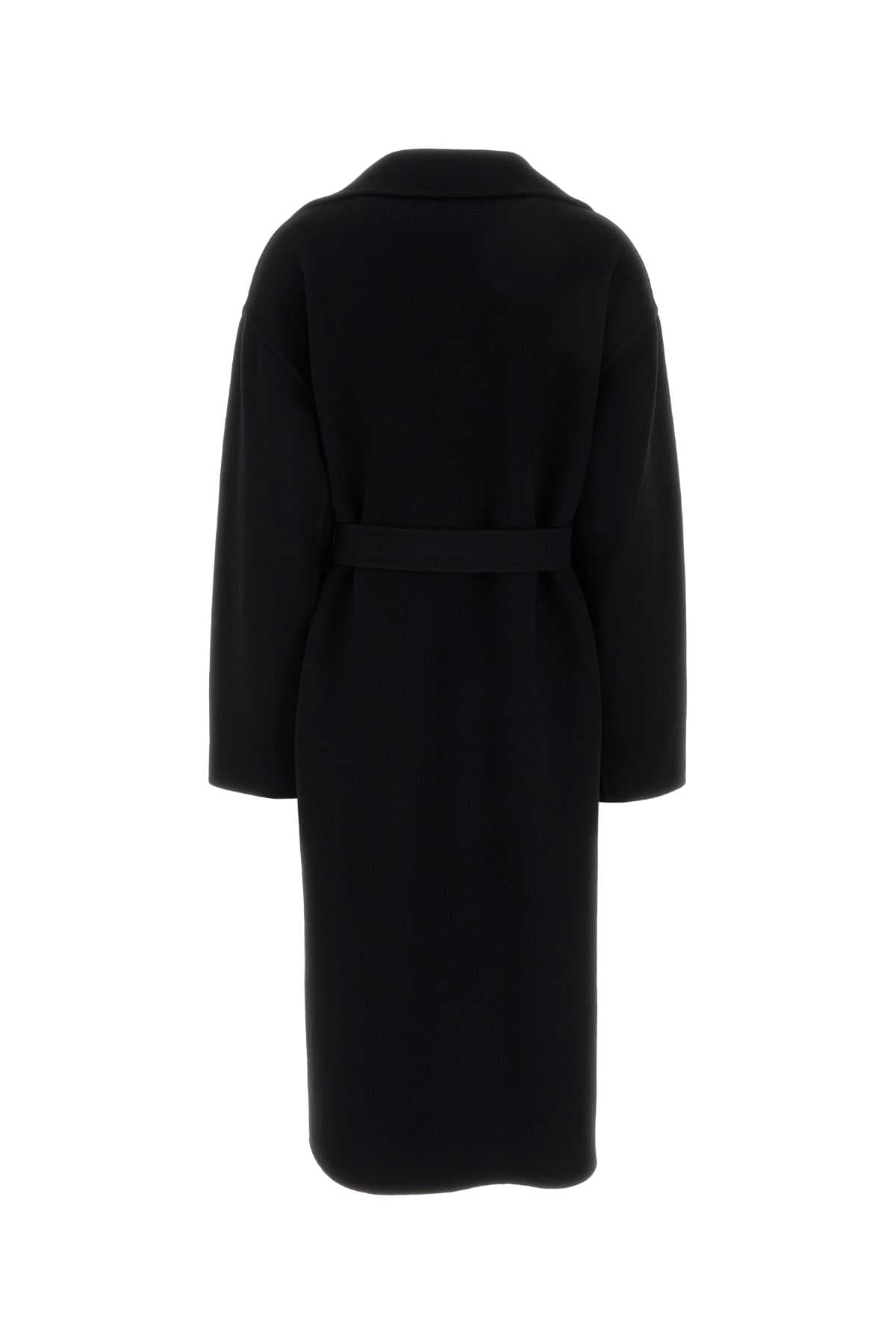 Black wool blend Ciara coat - мініатюра 2