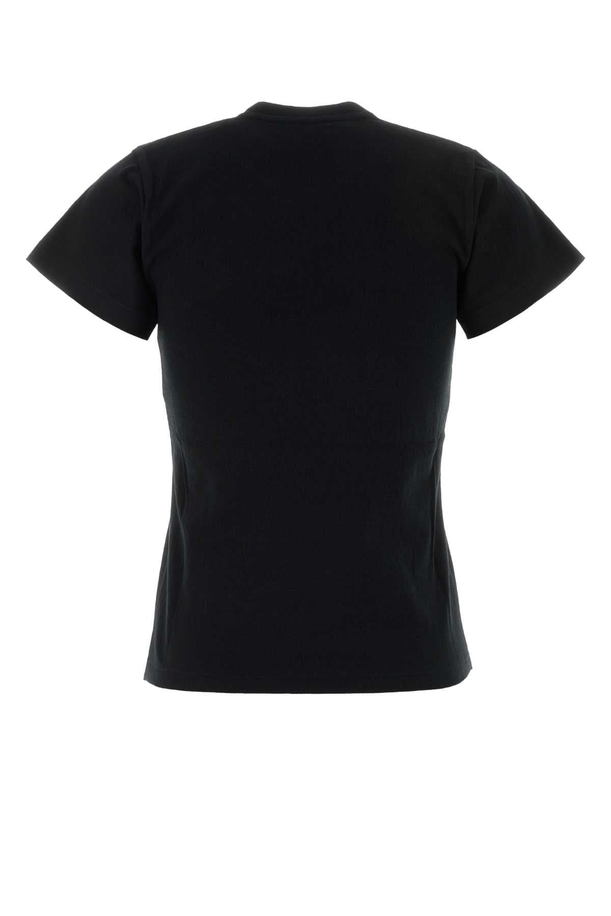 Black cotton Duca t-shirt - мініатюра 2