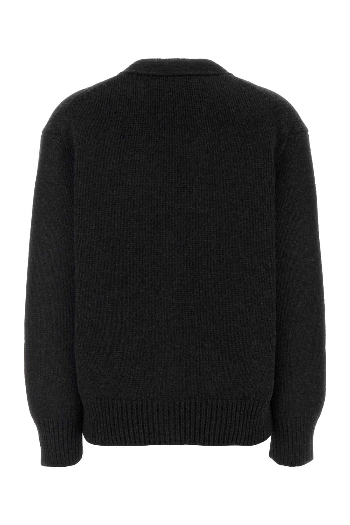 Slate stretch cashmere blend Pranavi cardigan - мініатюра 2